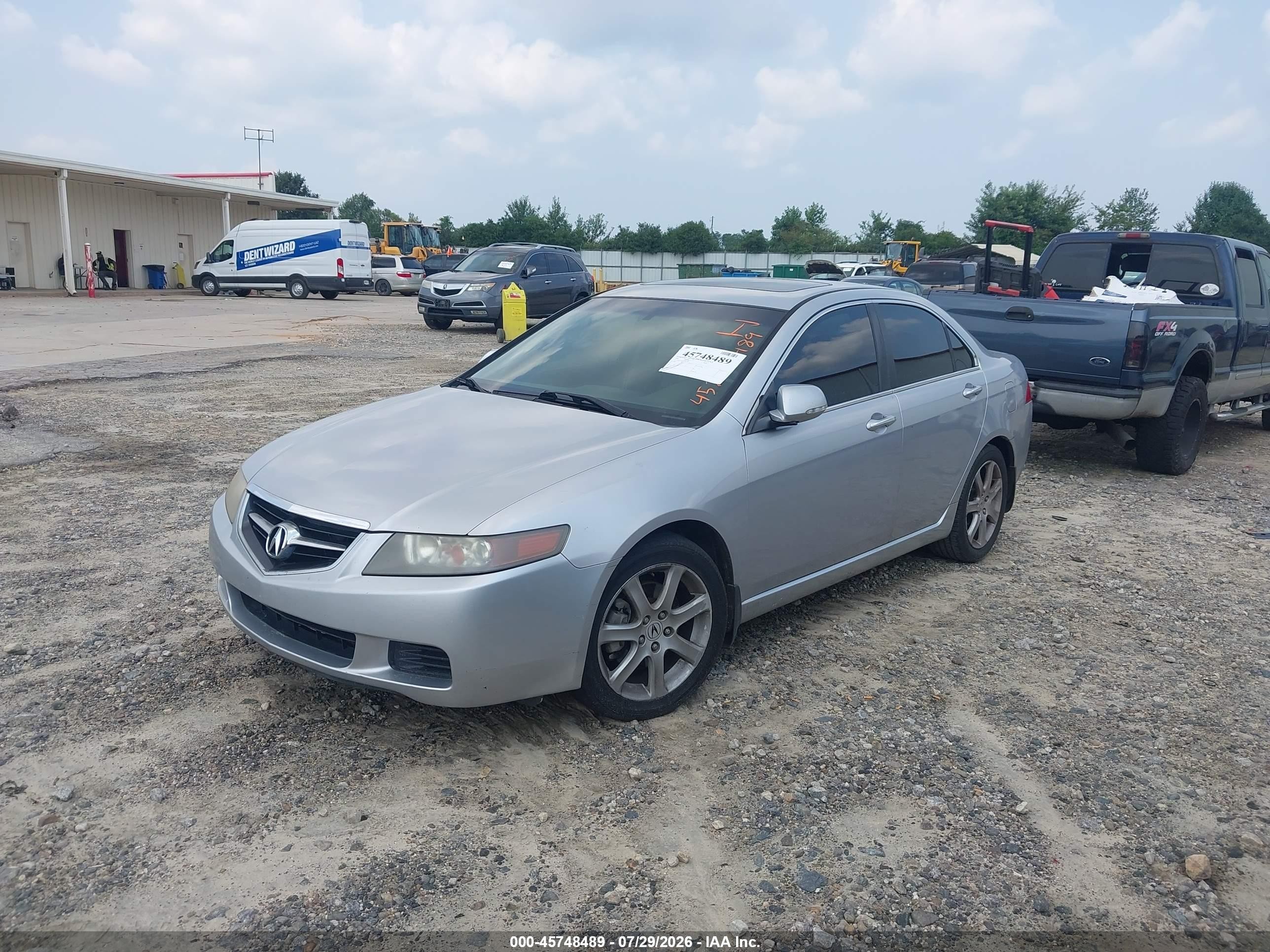 2004 Acura Tsx Silver vin: JH4CL96944C034444