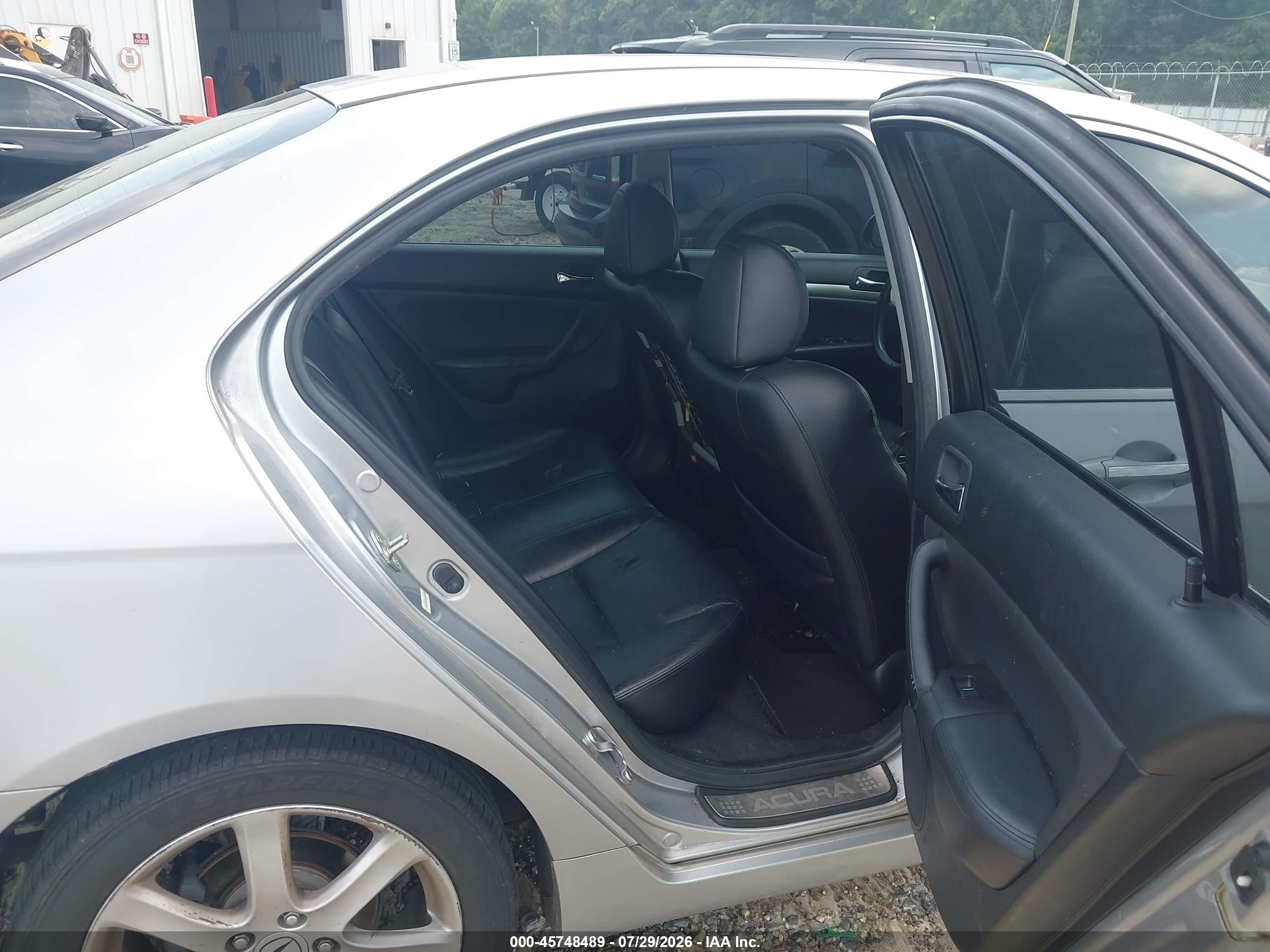 2004 Acura Tsx Silver vin: JH4CL96944C034444