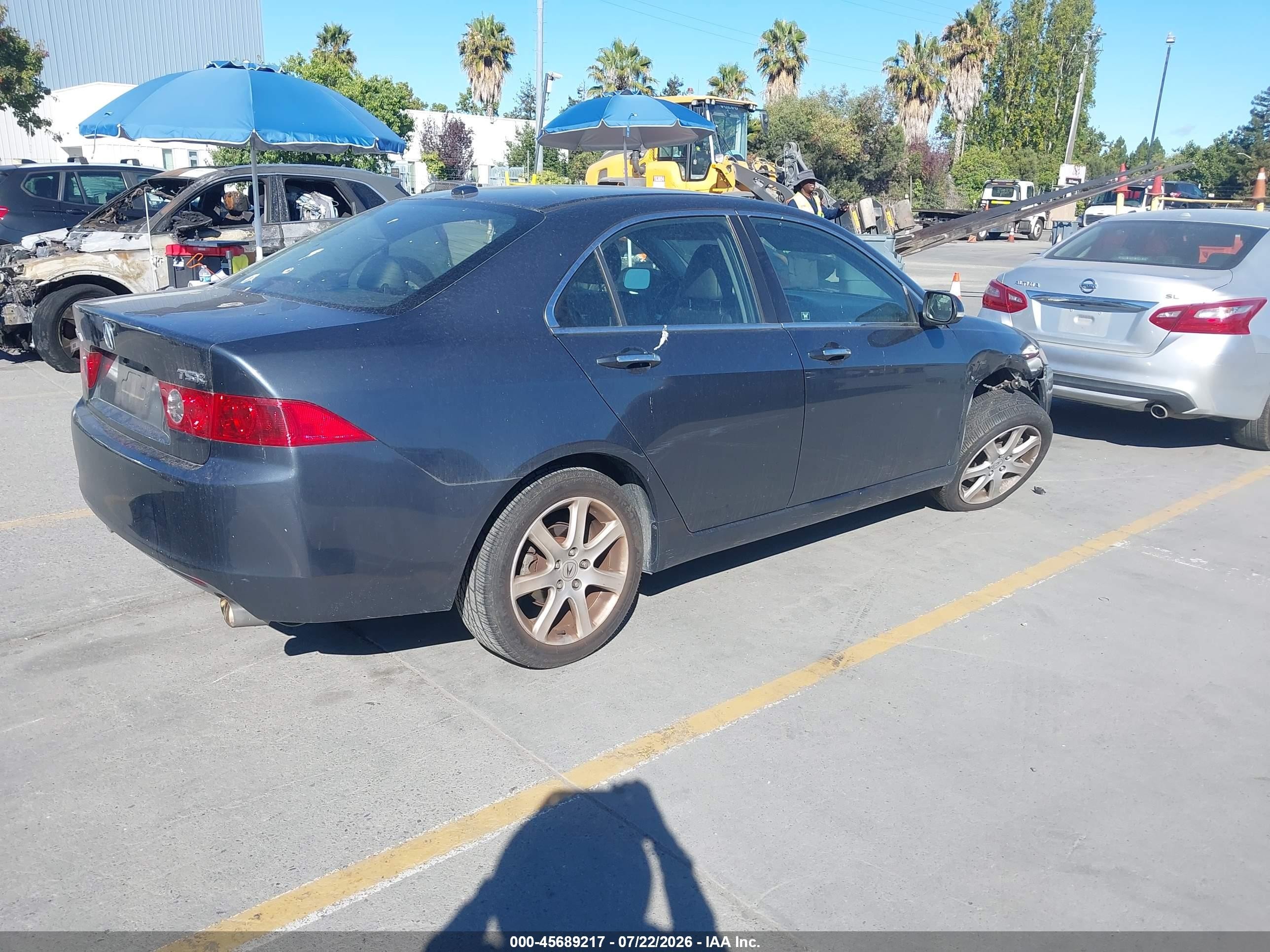 2005 Acura Tsx   Gray vin: JH4CL96945C000585