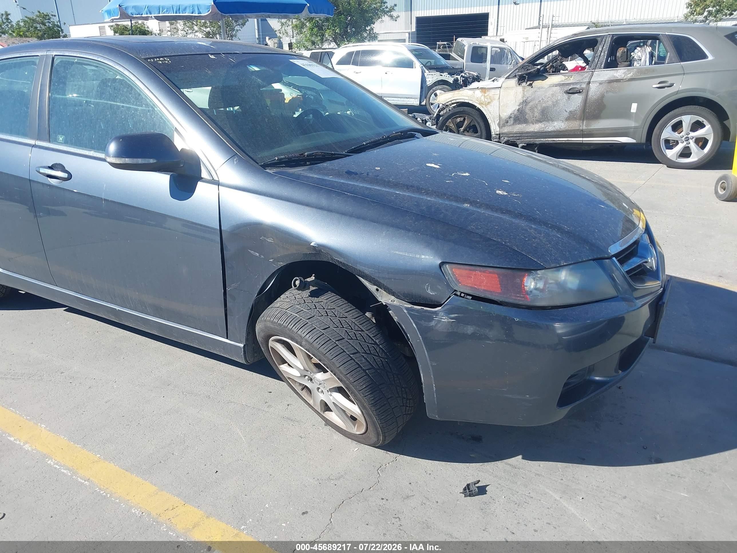 2005 Acura Tsx   Gray vin: JH4CL96945C000585