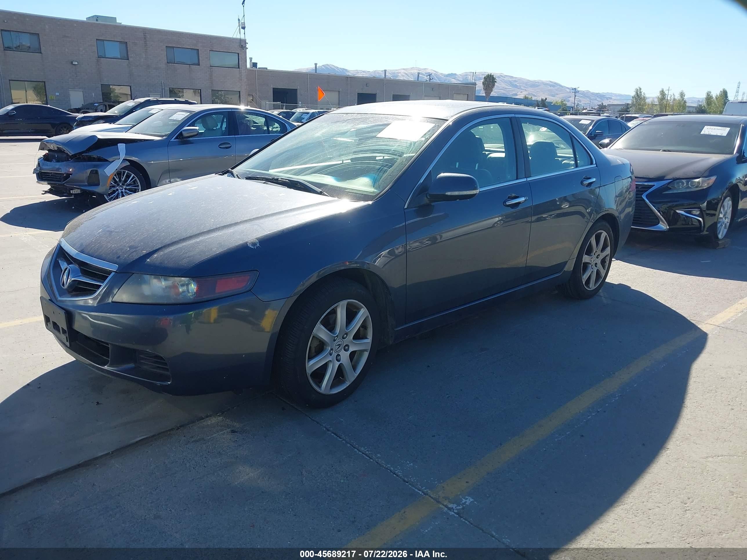 2005 Acura Tsx   Gray vin: JH4CL96945C000585