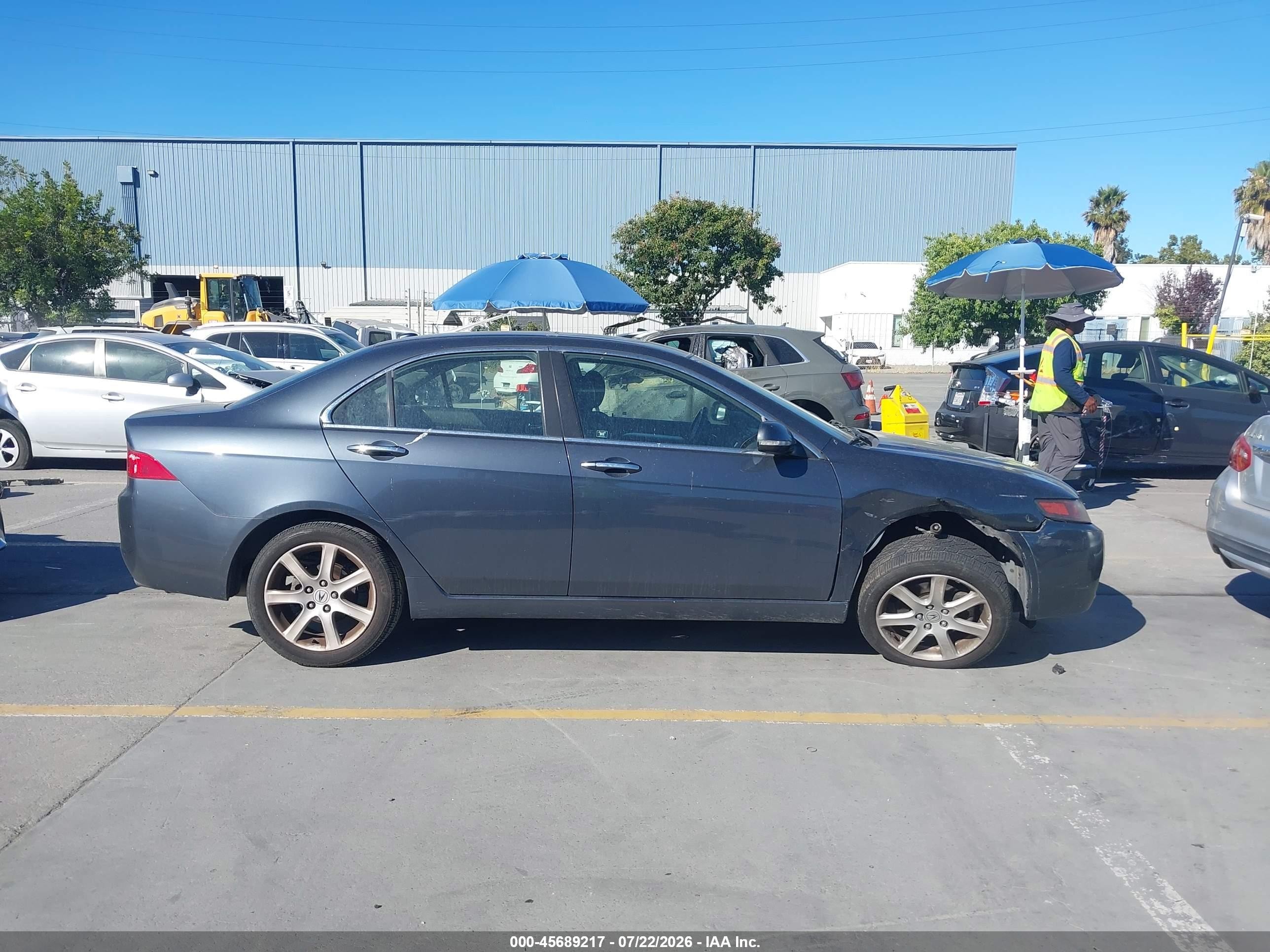 2005 Acura Tsx   Gray vin: JH4CL96945C000585