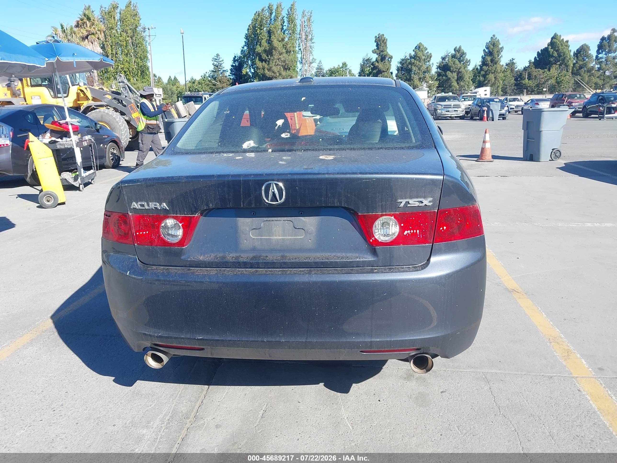 2005 Acura Tsx   Gray vin: JH4CL96945C000585