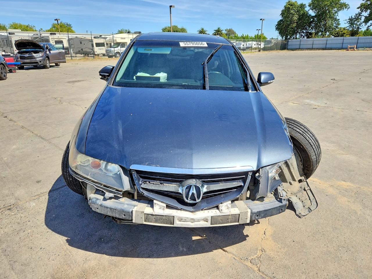 2005 Acura Tsx Charcoal vin: JH4CL96945C017984