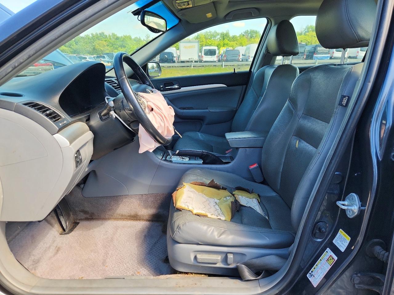 2006 Acura Tsx Gray vin: JH4CL96946C005464