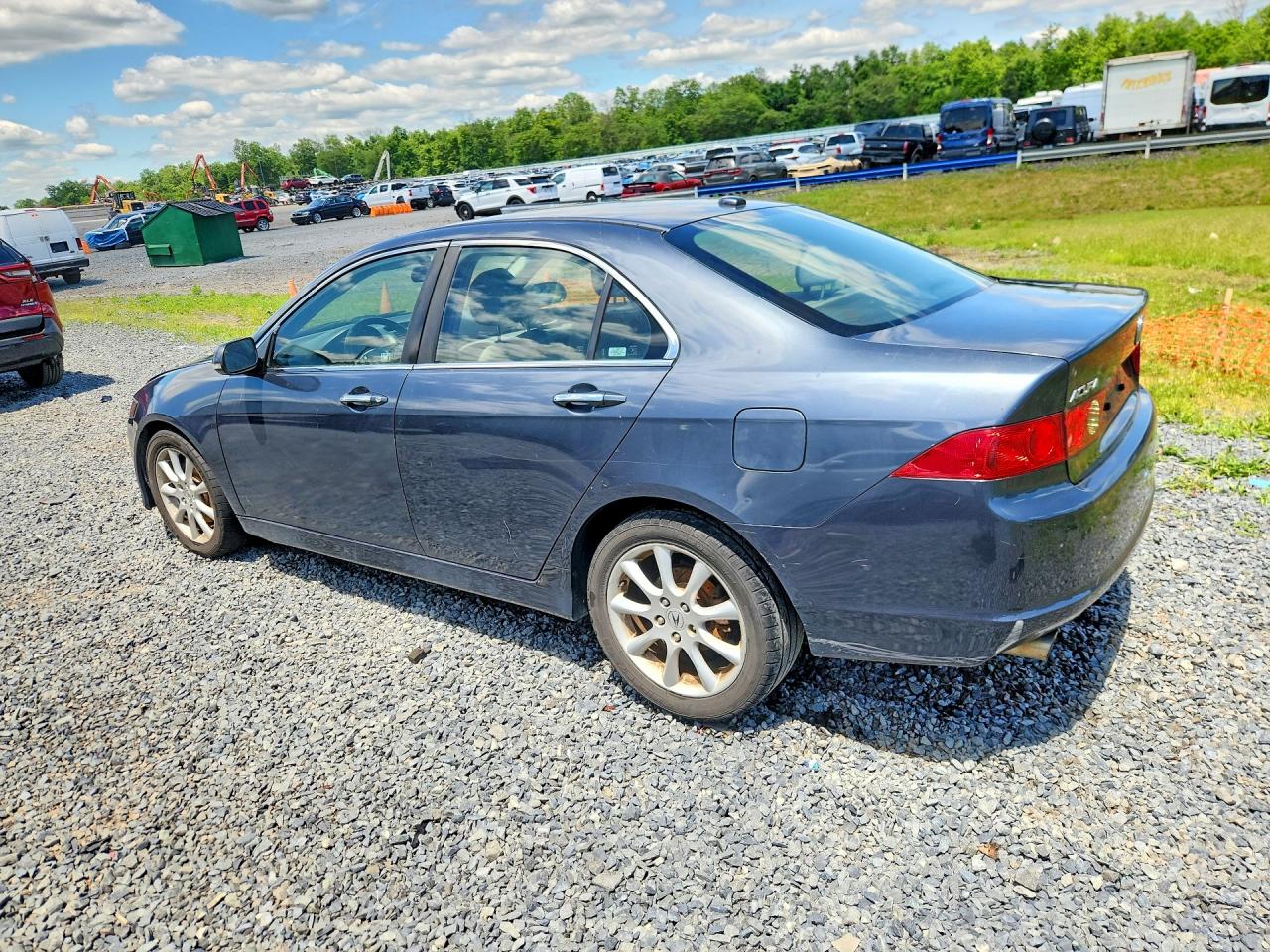 2006 Acura Tsx Gray vin: JH4CL96946C005464