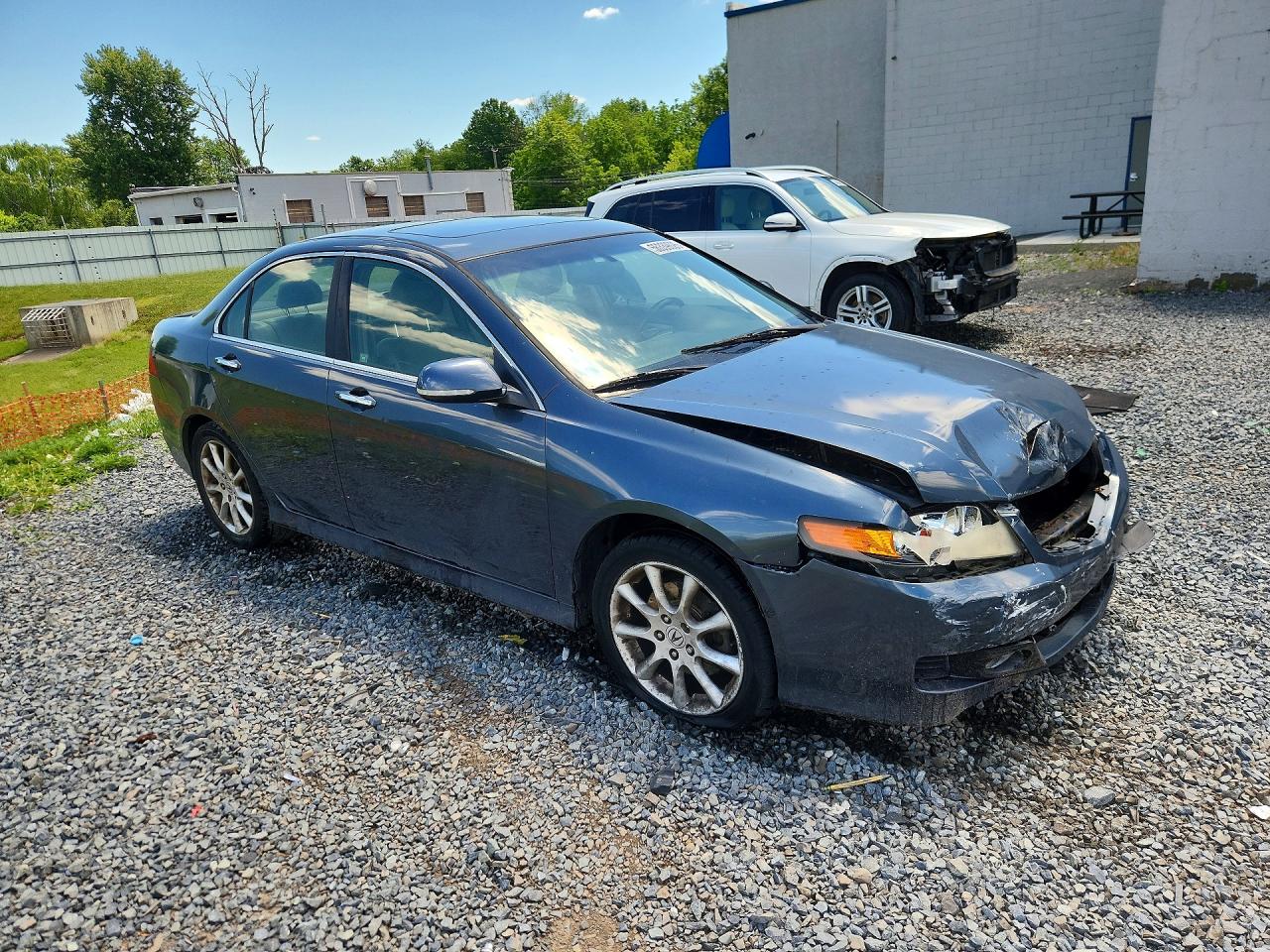 2006 Acura Tsx Gray vin: JH4CL96946C005464