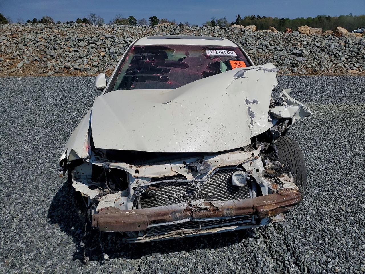 2006 Acura Tsx White vin: JH4CL96946C018909