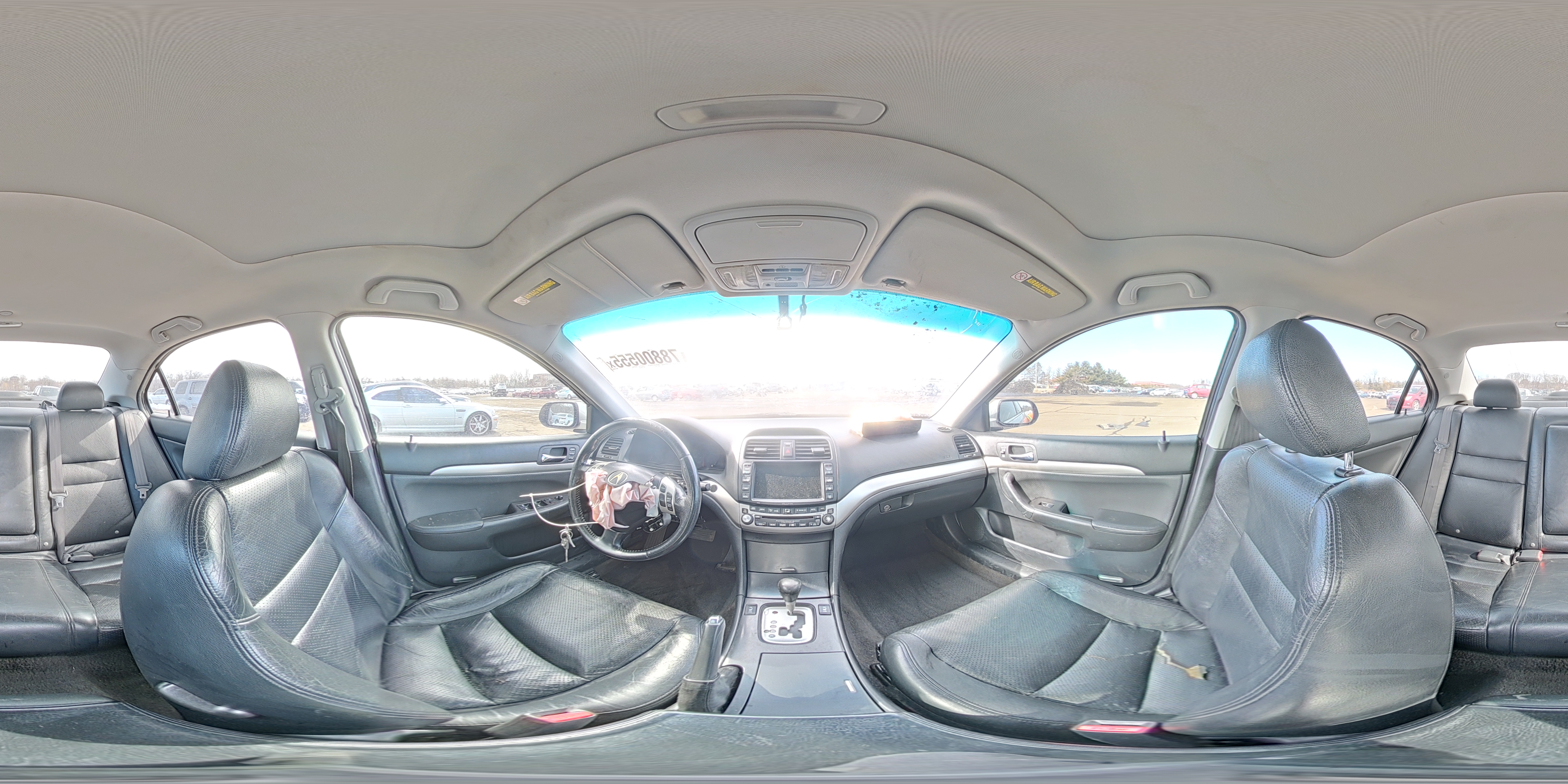 2007 Acura Tsx Silver vin: JH4CL96947C007863