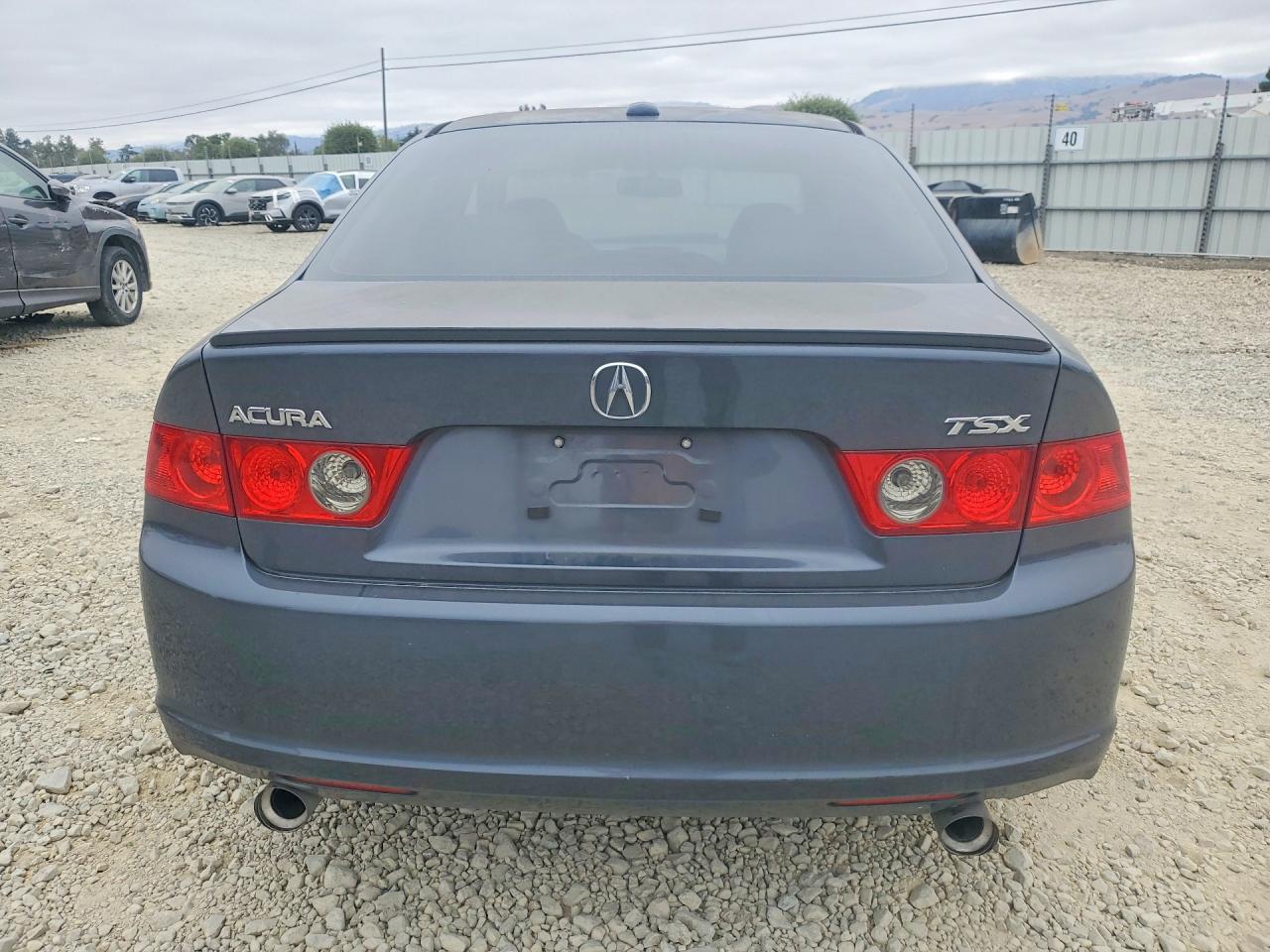 2008 Acura Tsx Gray vin: JH4CL96948C019075