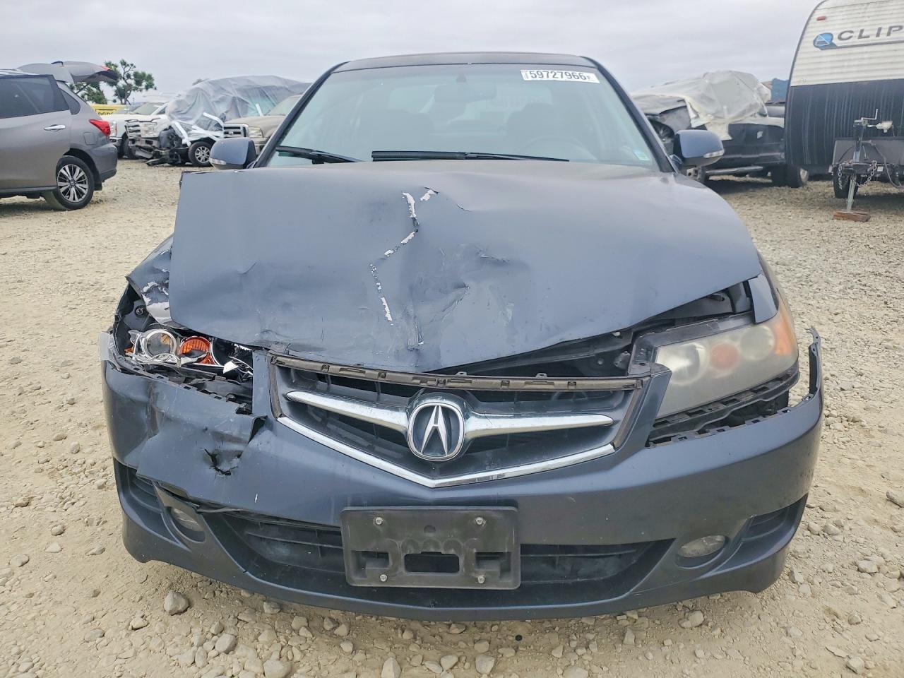 2008 Acura Tsx Gray vin: JH4CL96948C019075