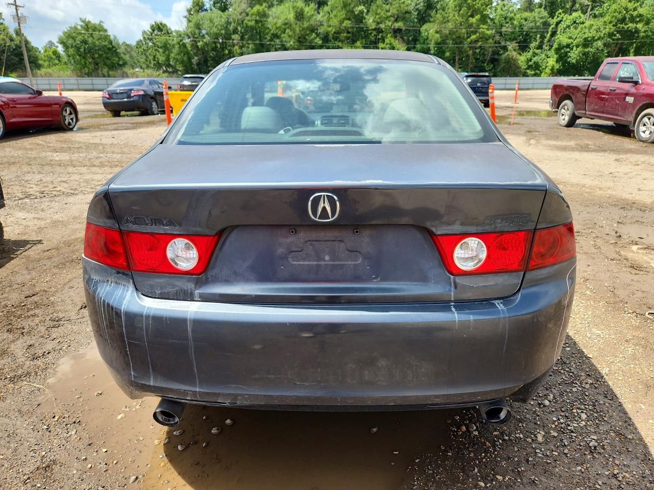 2004 Acura Tsx Gray vin: JH4CL96954C007107