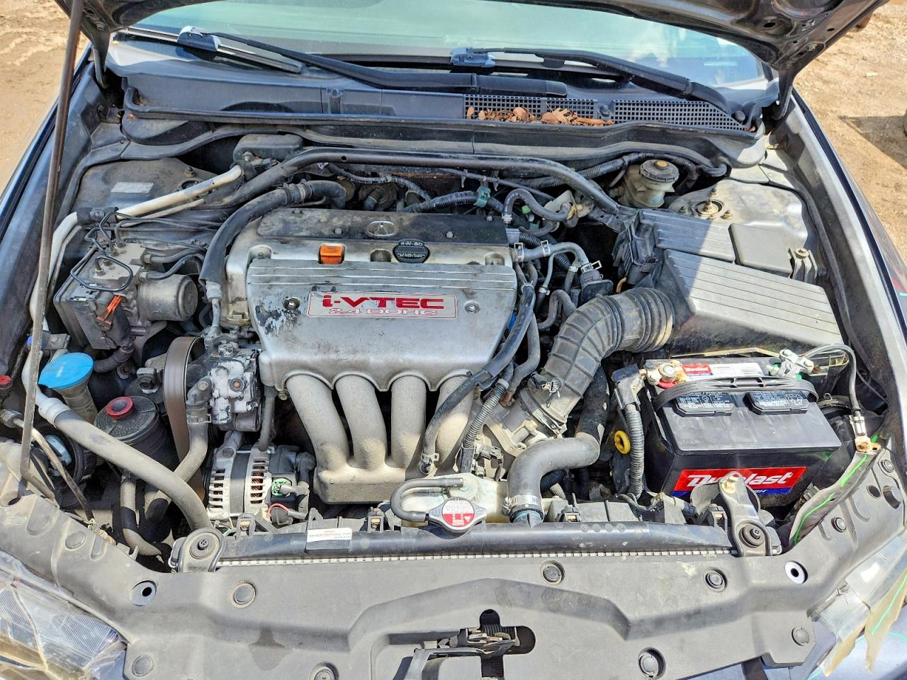 2004 Acura Tsx Gray vin: JH4CL96954C007107