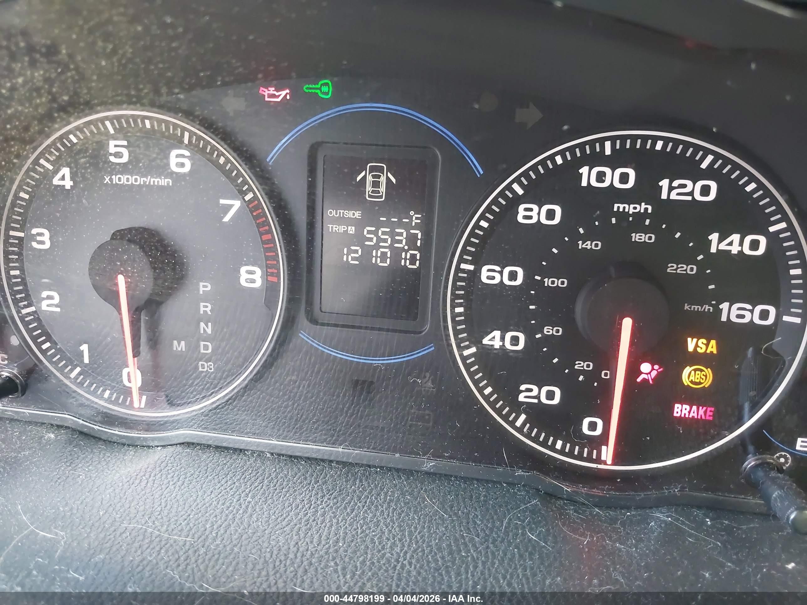 2004 Acura Tsx   Gray vin: JH4CL96954C016499