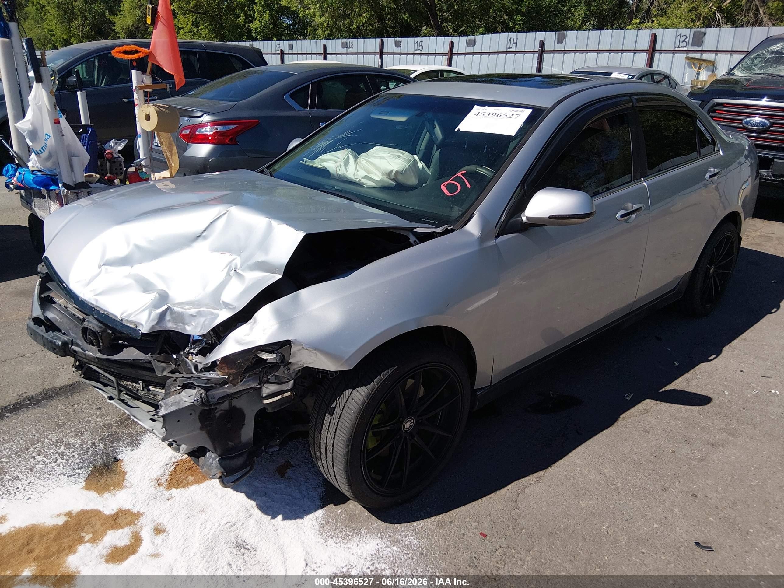 2005 Acura Tsx Base W/navigation (a5) Silver vin: JH4CL96955C018352