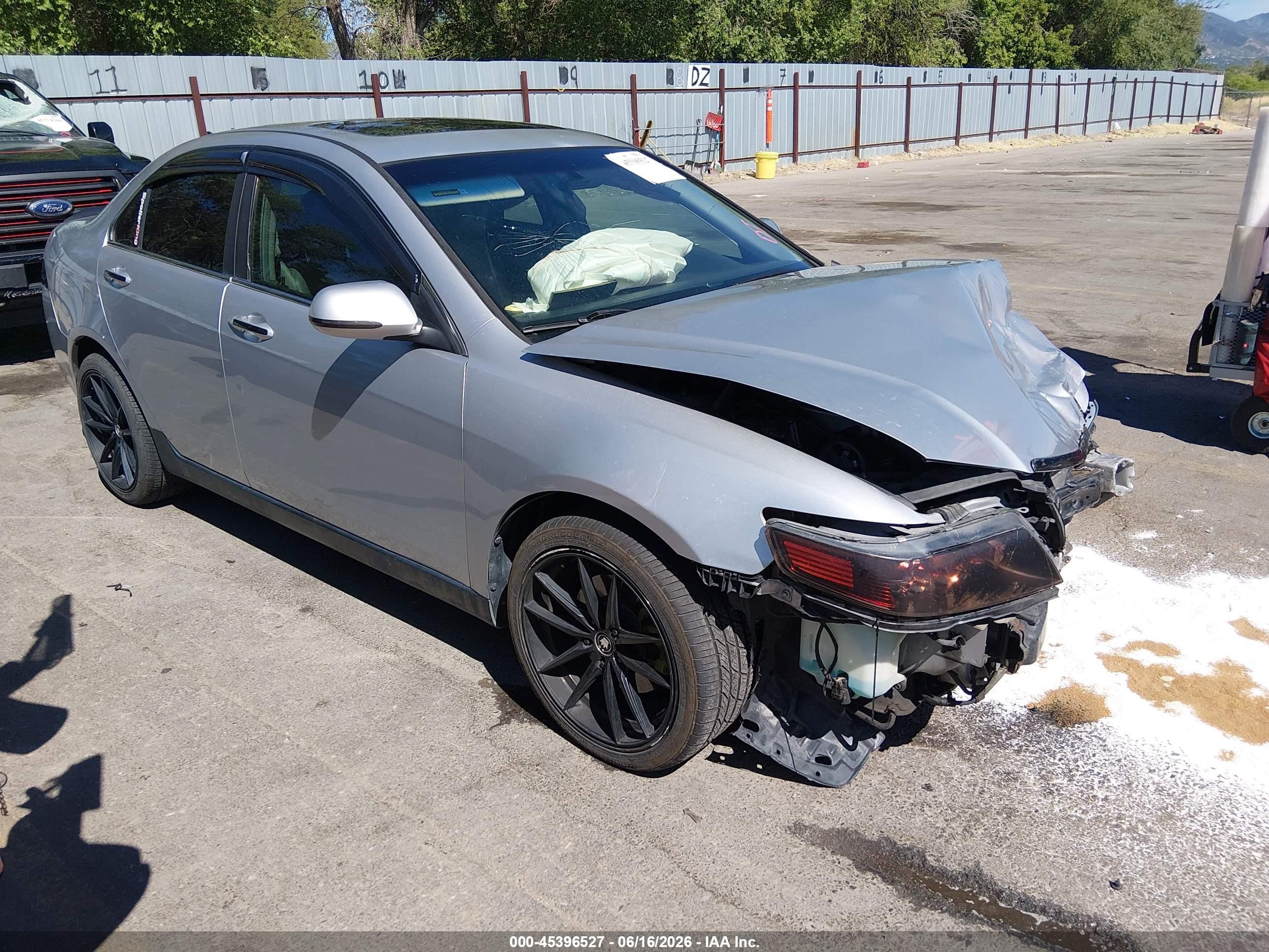 2005 Acura Tsx Base W/navigation (a5) Silver vin: JH4CL96955C018352