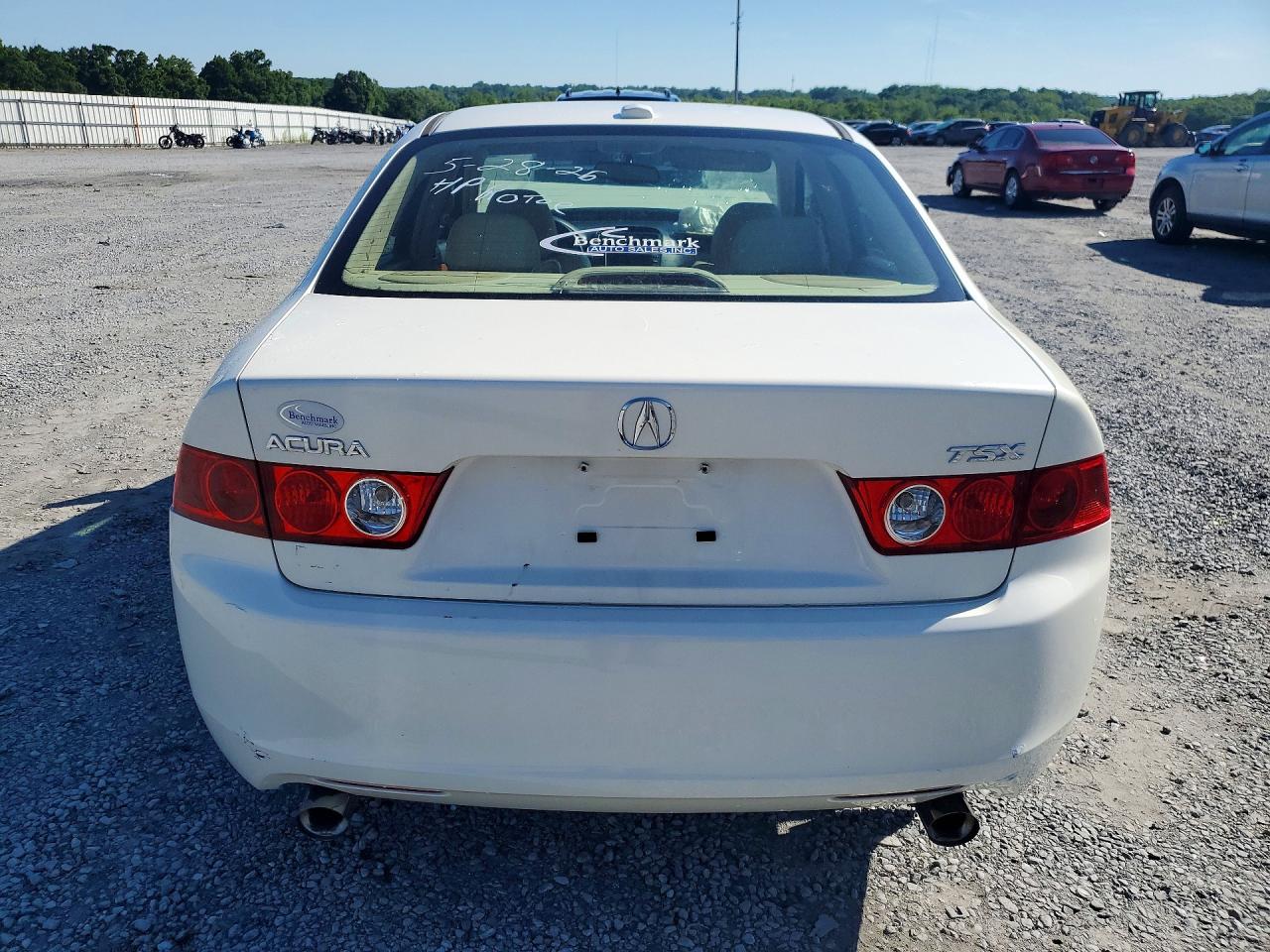 2005 Acura Tsx Белый vin: JH4CL96955C020814
