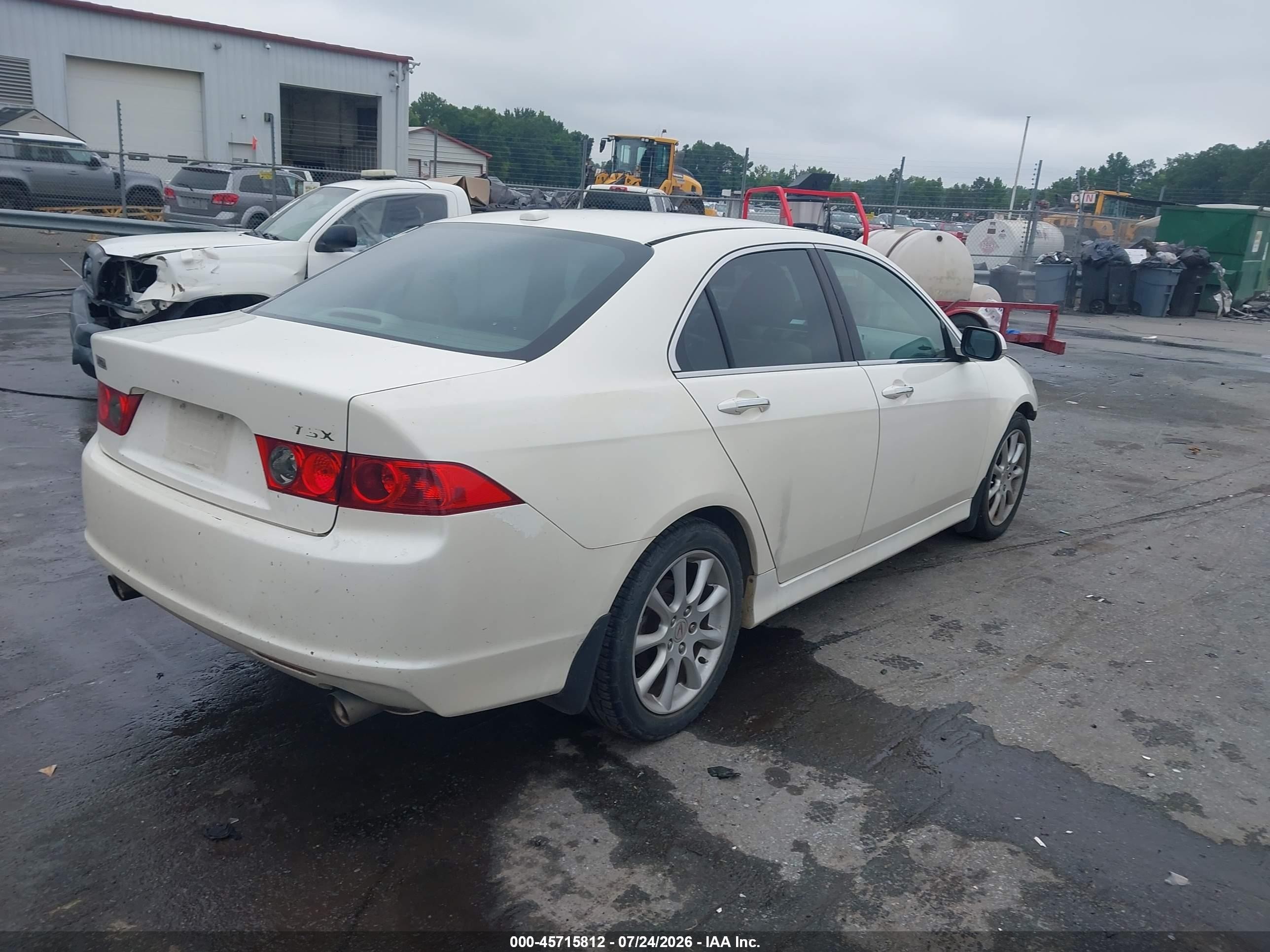 2006 Acura Tsx   White vin: JH4CL96956C015193