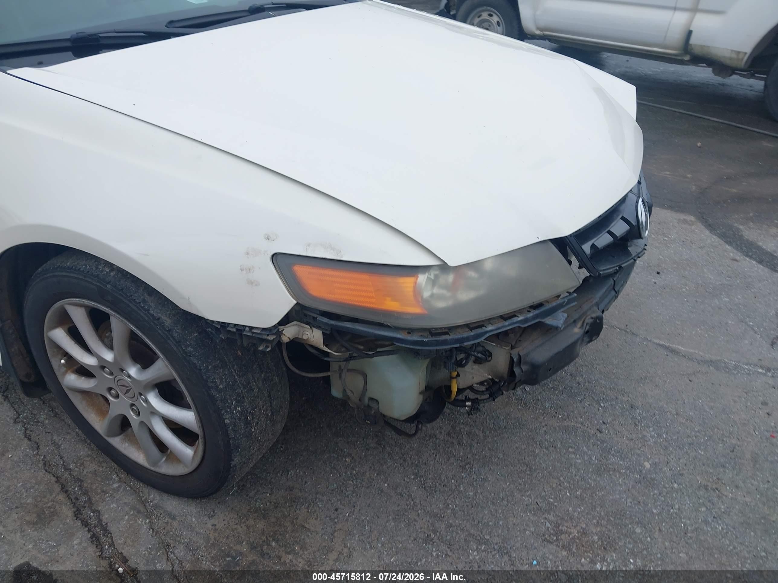2006 Acura Tsx   White vin: JH4CL96956C015193