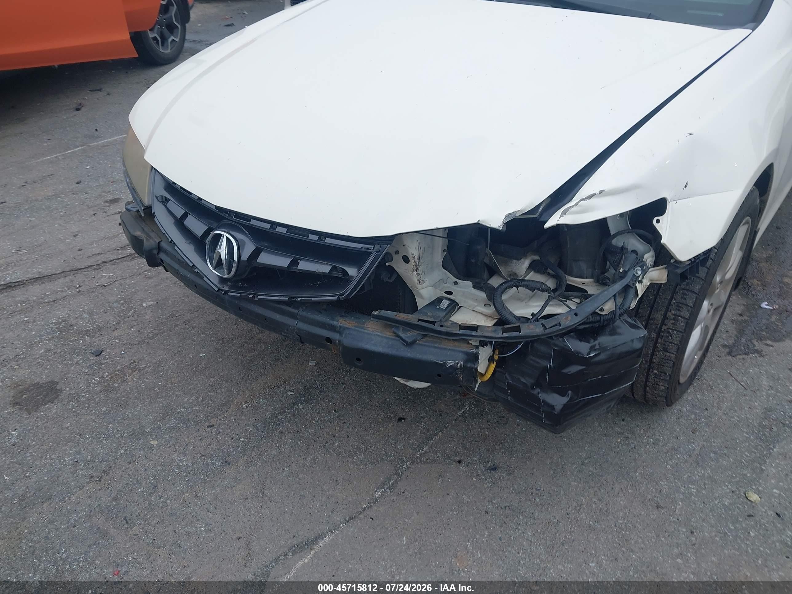 2006 Acura Tsx   White vin: JH4CL96956C015193
