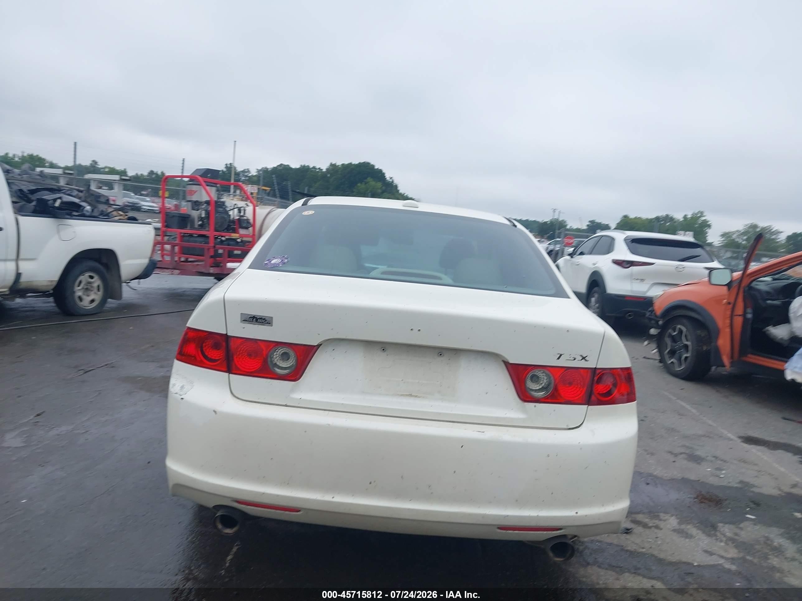 2006 Acura Tsx   White vin: JH4CL96956C015193