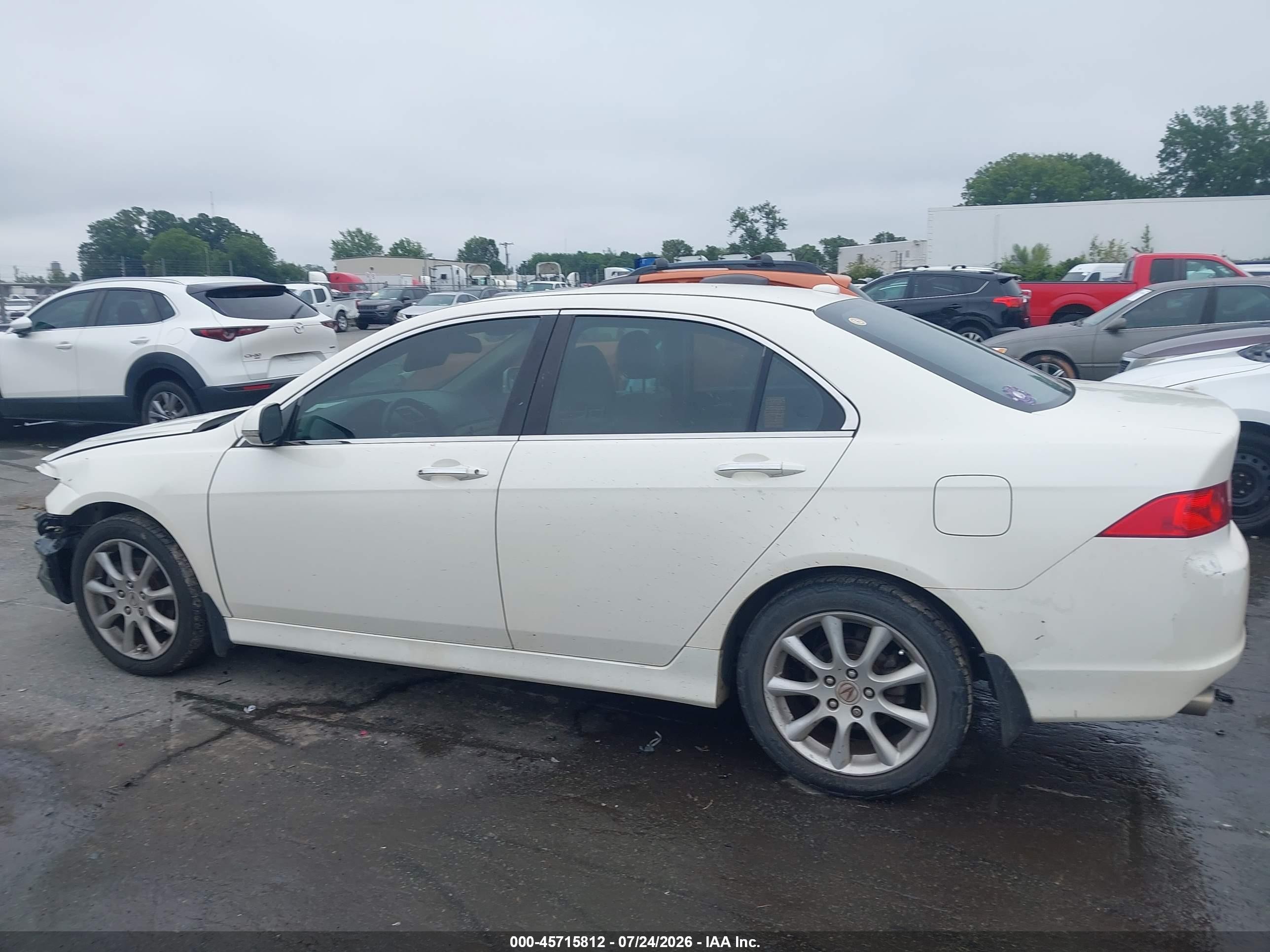 2006 Acura Tsx   White vin: JH4CL96956C015193