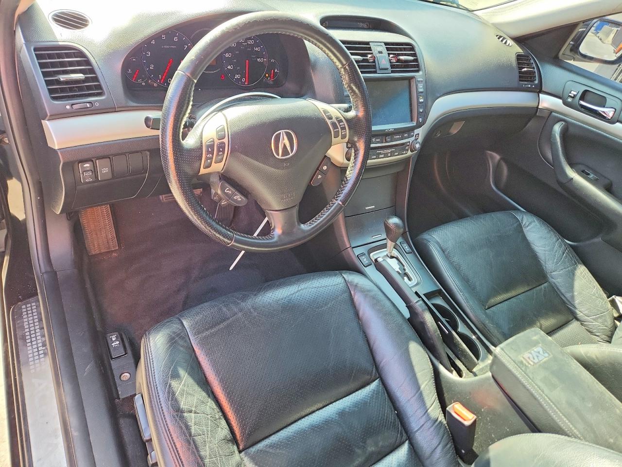 2006 Acura Tsx Black vin: JH4CL96956C037257