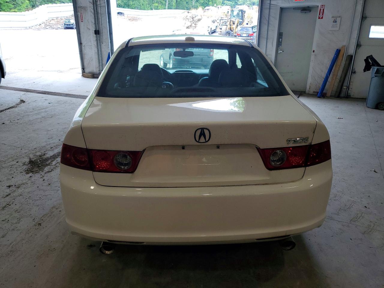 2006 Acura Tsx White vin: JH4CL96956C039087