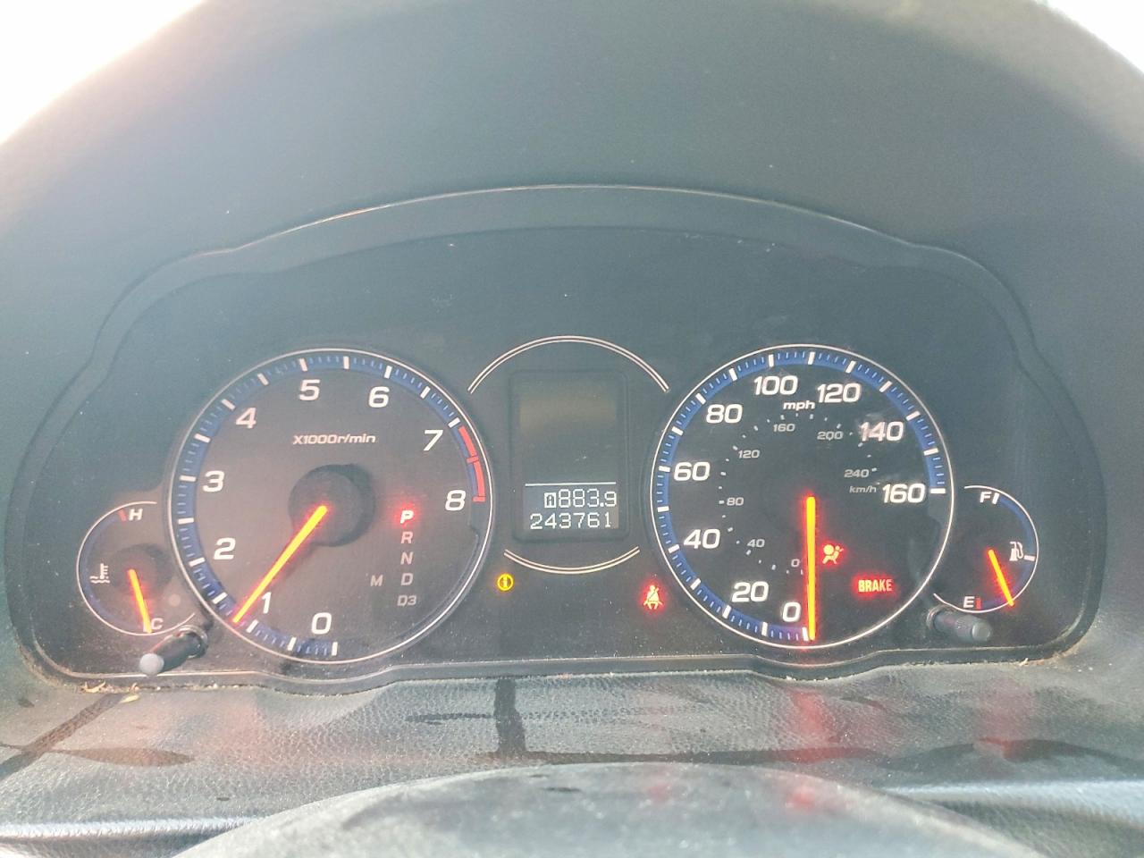 2008 Acura Tsx Black vin: JH4CL96958C014709