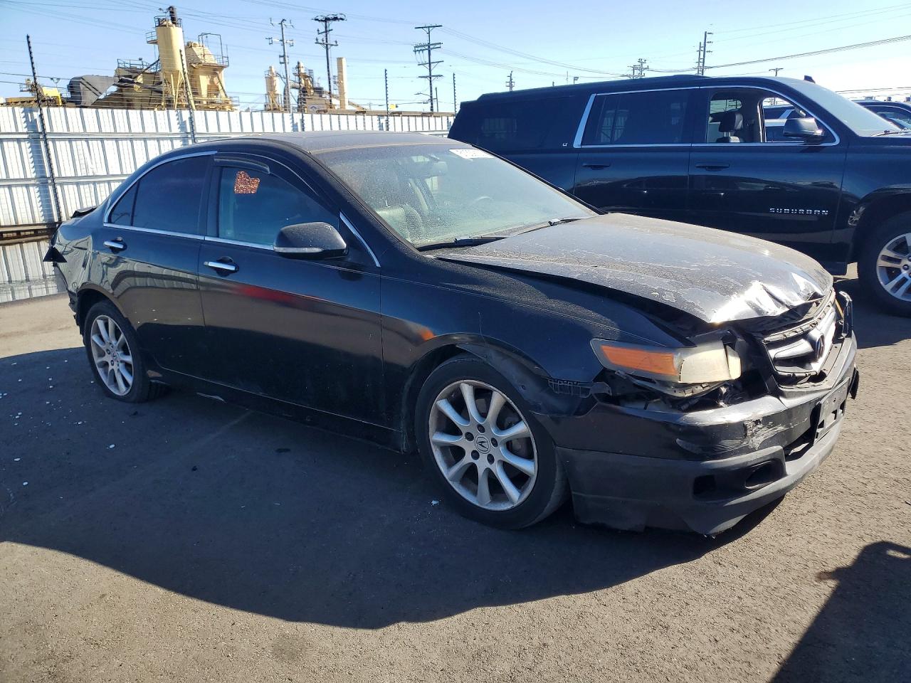 2008 Acura Tsx Black vin: JH4CL96958C014709