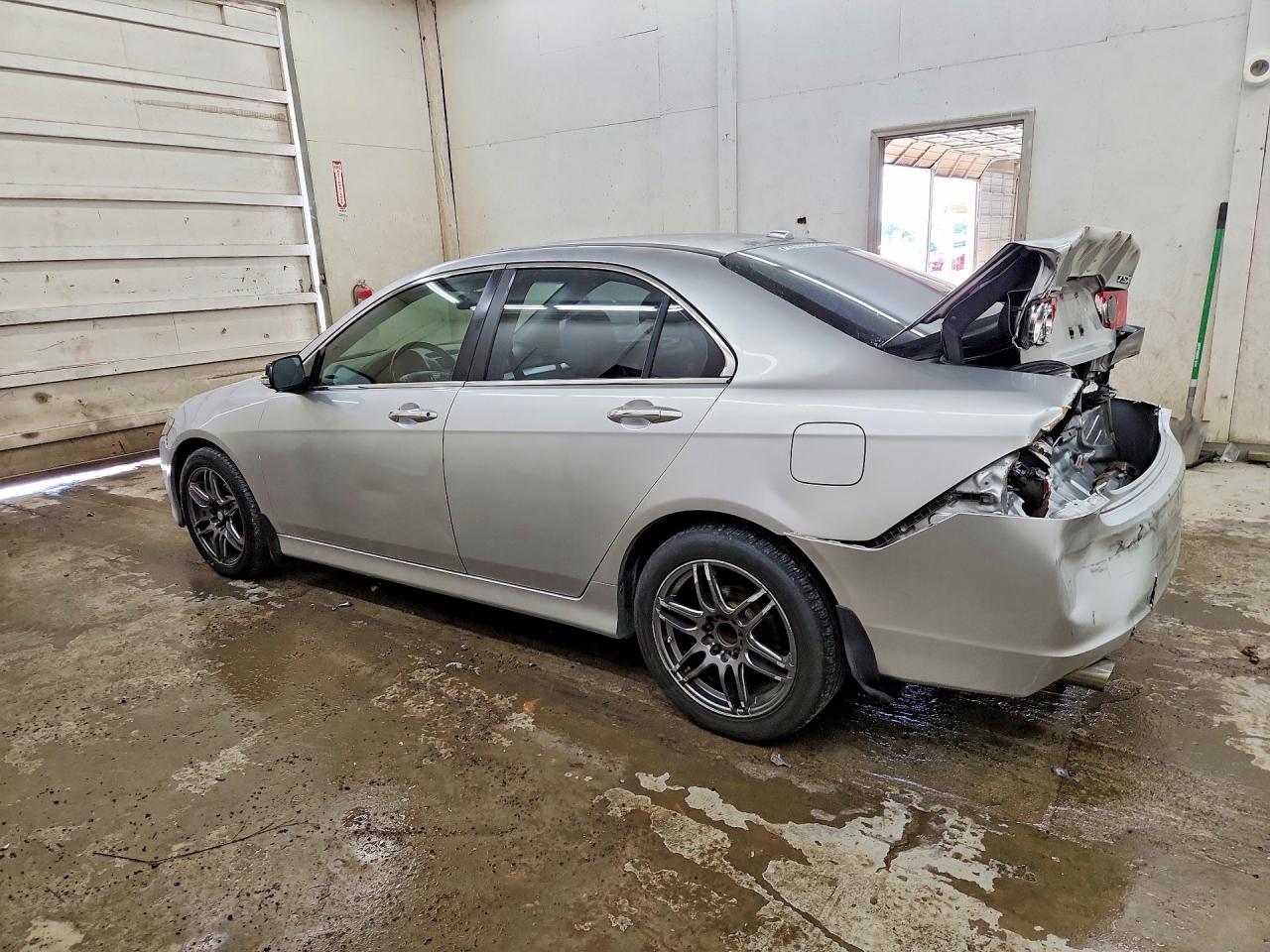 2008 Acura Tsx Silver vin: JH4CL96958C019134