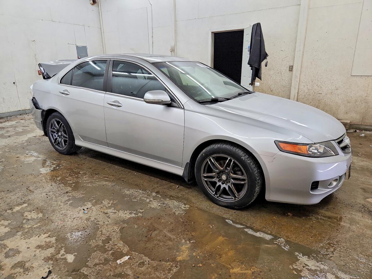 2008 Acura Tsx Silver vin: JH4CL96958C019134