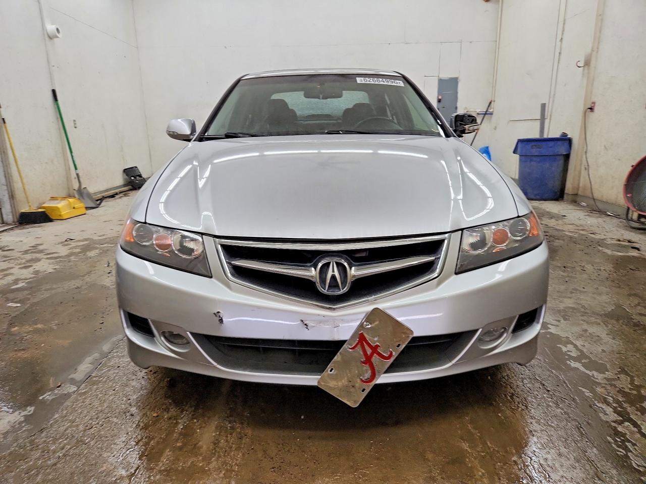 2008 Acura Tsx Silver vin: JH4CL96958C019134