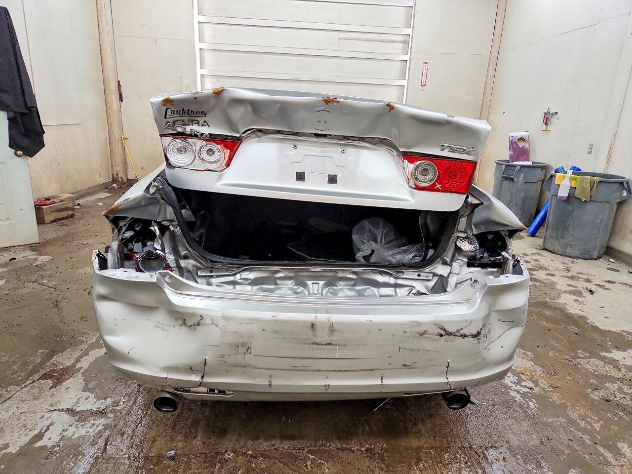 2008 Acura Tsx Silver vin: JH4CL96958C019134