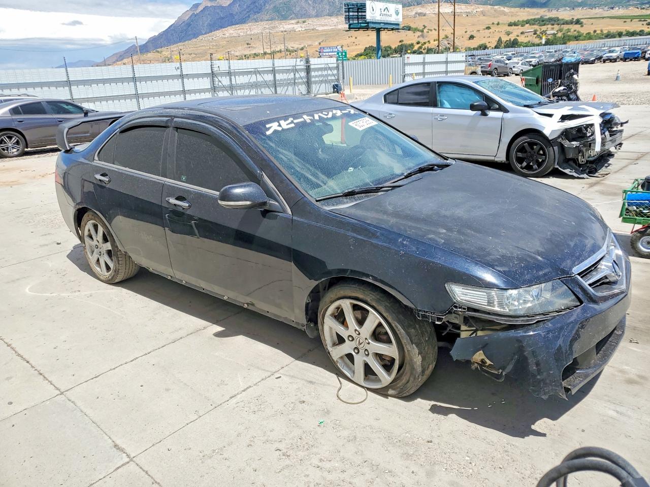 2004 Acura Tsx Black vin: JH4CL96964C001929