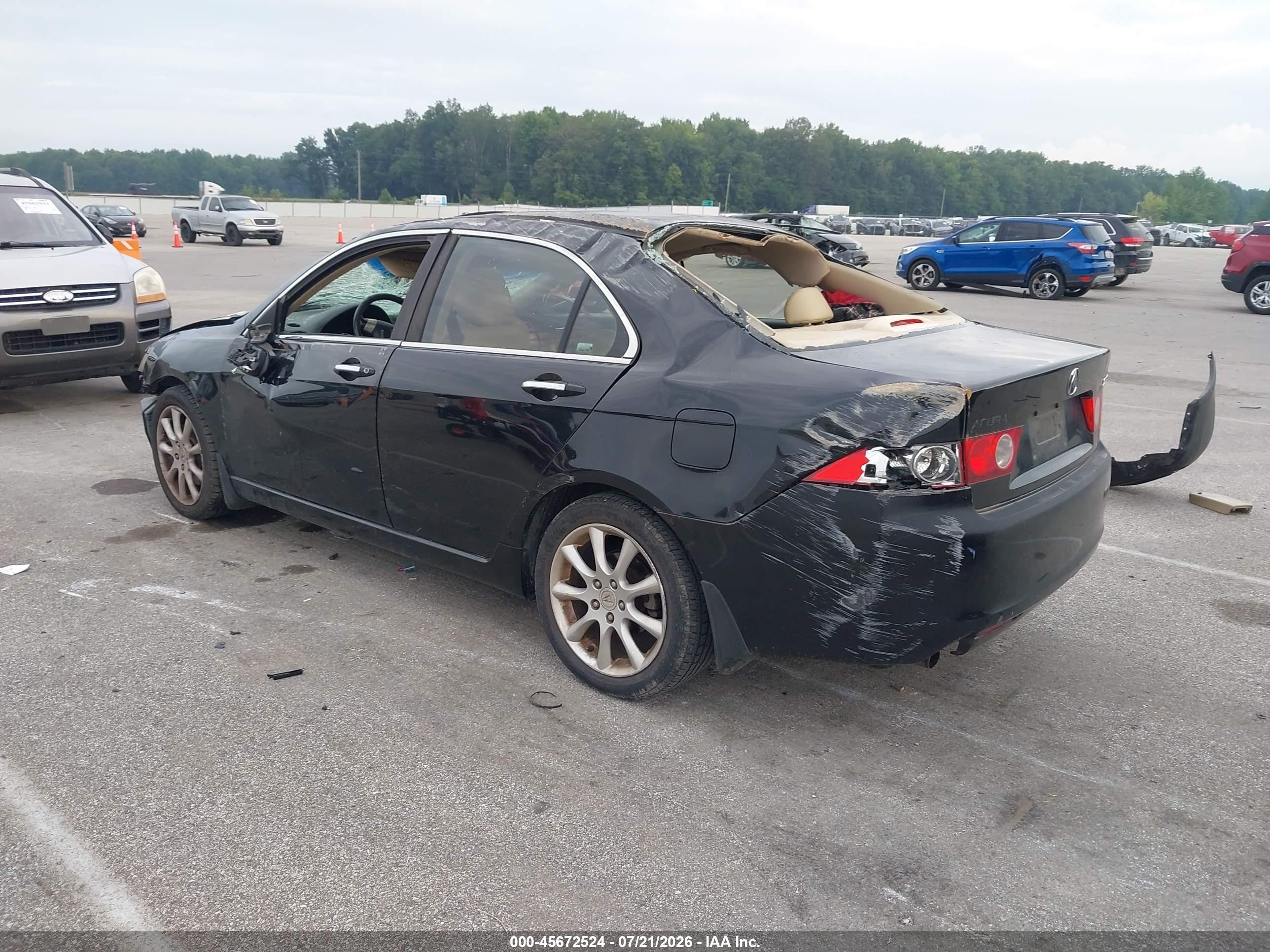 2004 Acura Tsx   Black vin: JH4CL96964C017306