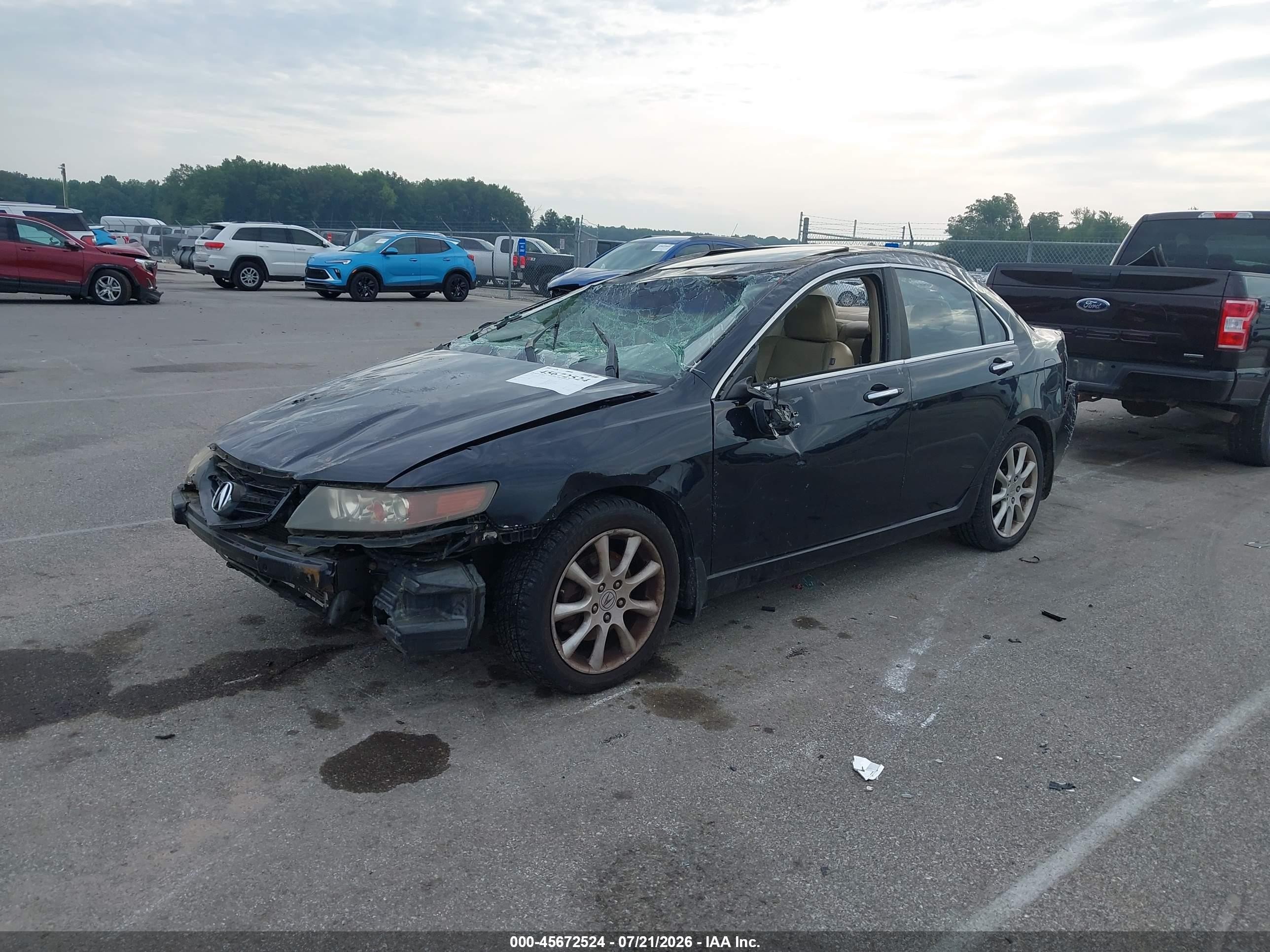 2004 Acura Tsx   Black vin: JH4CL96964C017306