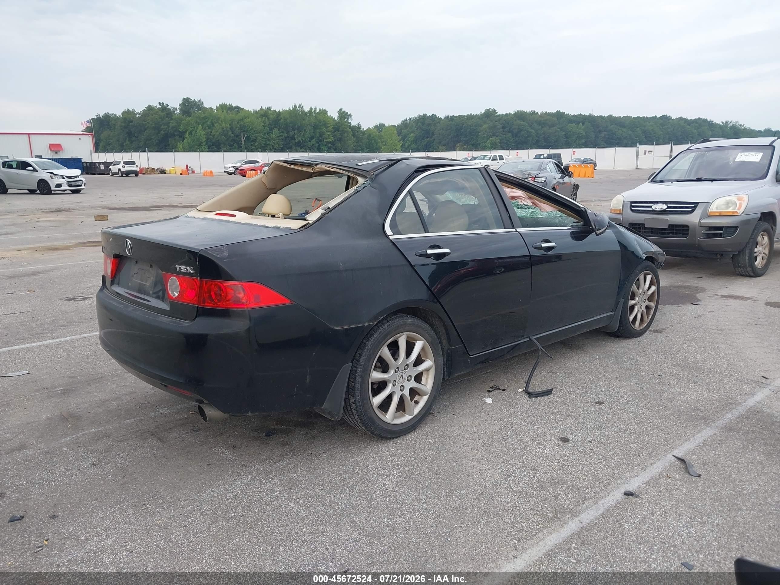 2004 Acura Tsx   Black vin: JH4CL96964C017306