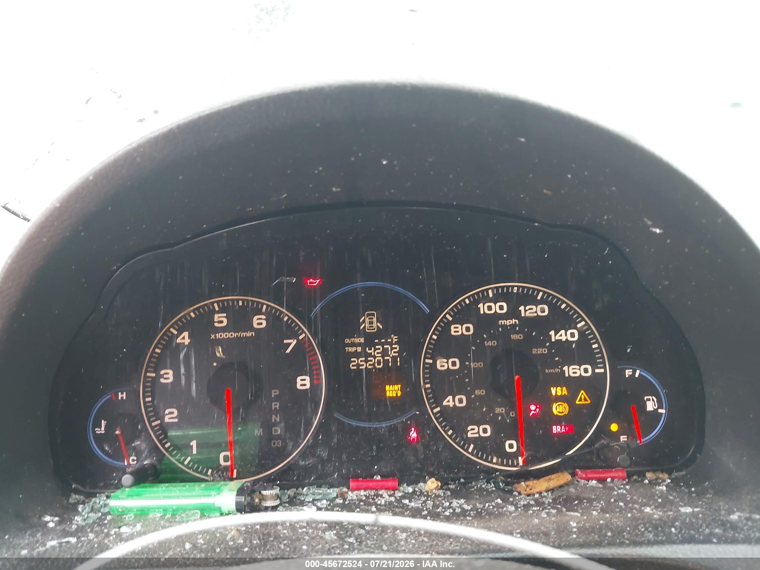 2004 Acura Tsx   Black vin: JH4CL96964C017306