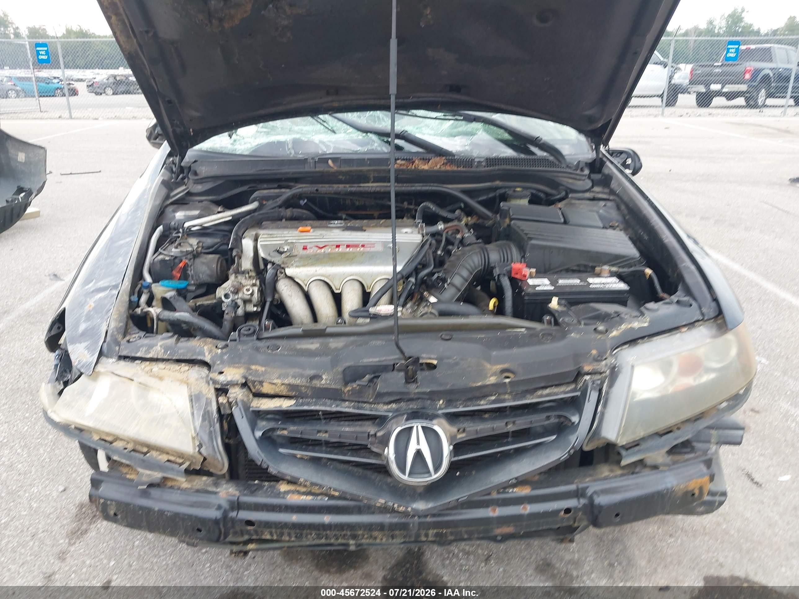 2004 Acura Tsx   Black vin: JH4CL96964C017306