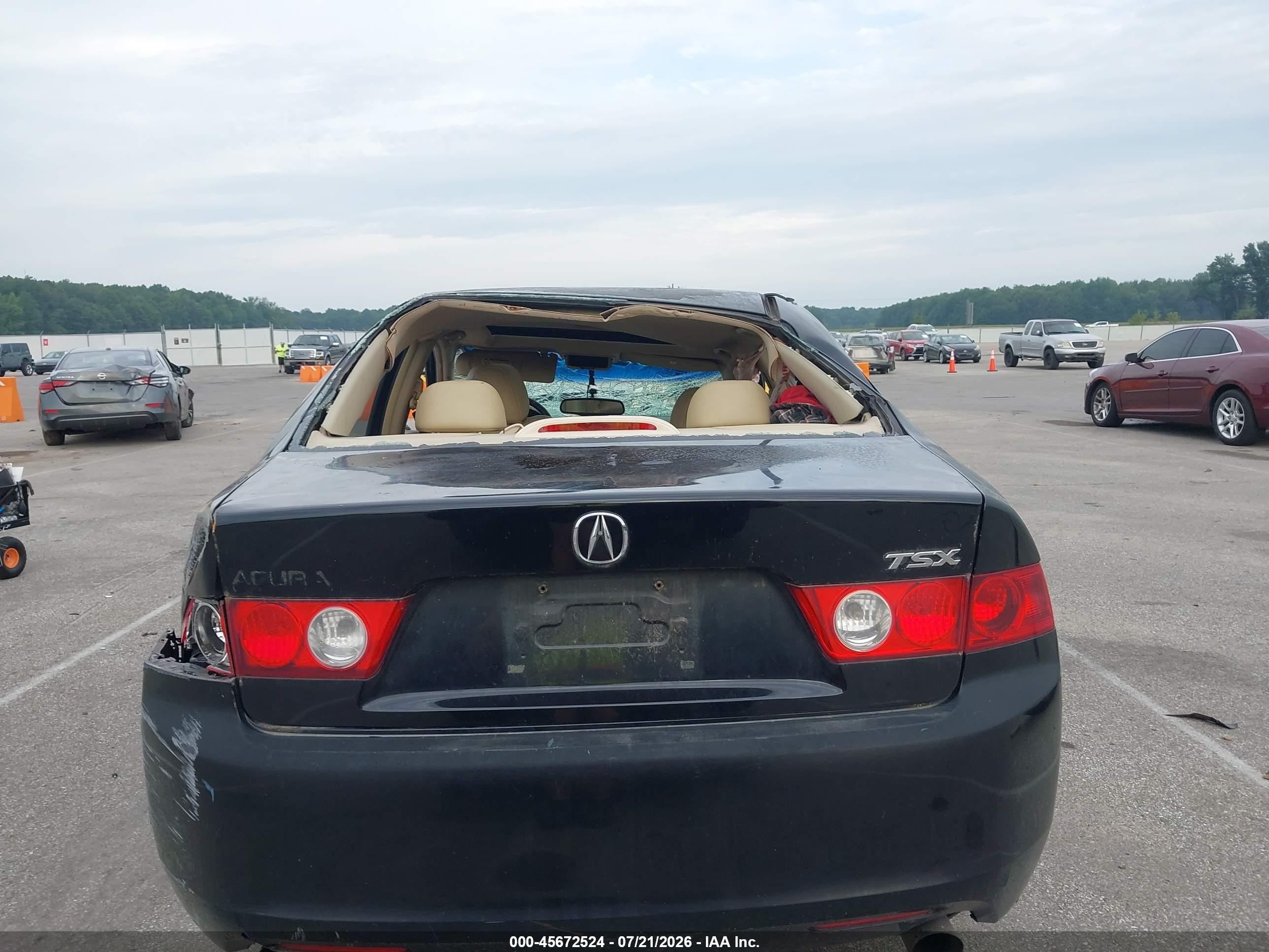 2004 Acura Tsx   Black vin: JH4CL96964C017306