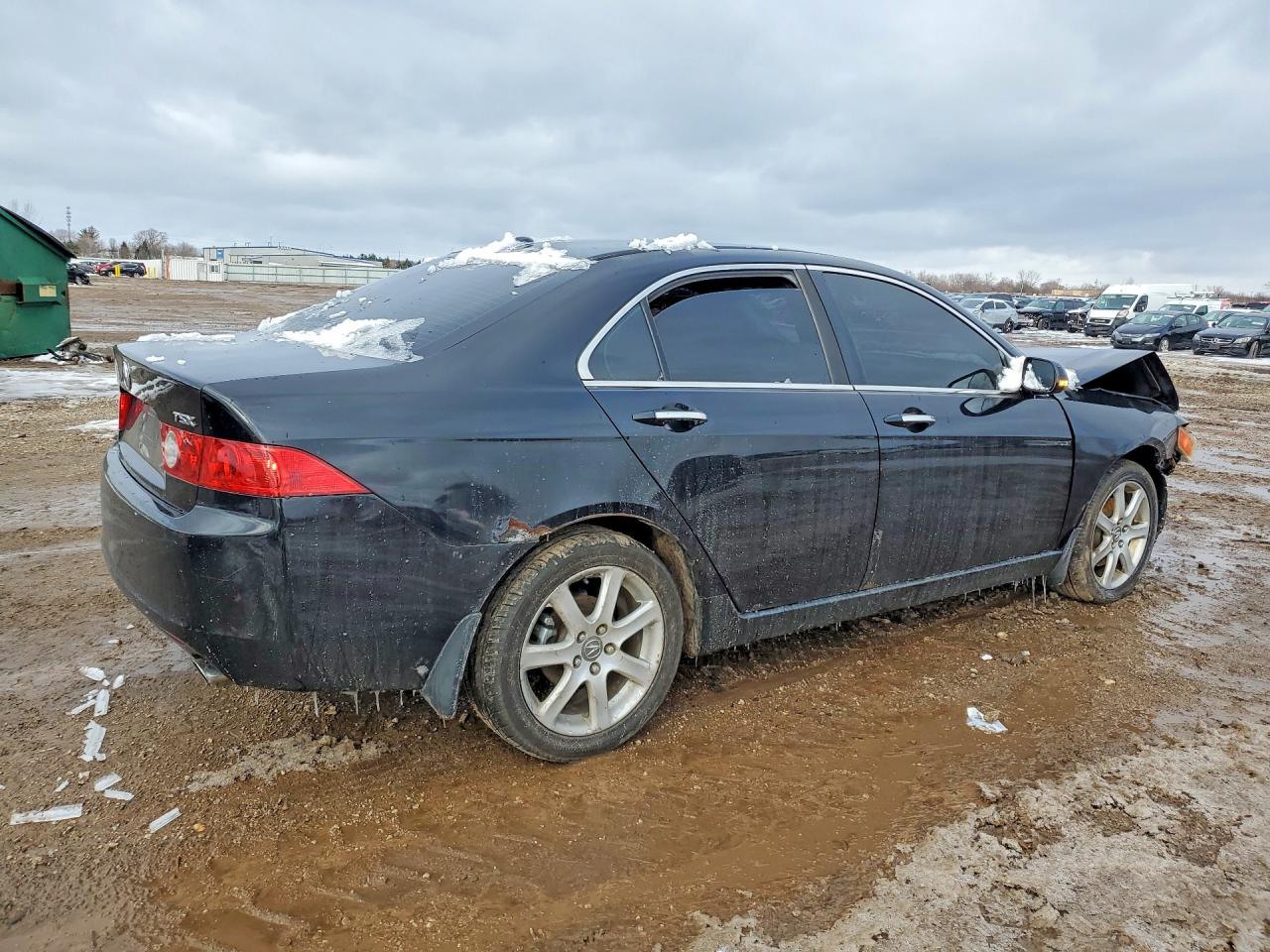 2005 Acura Tsx Black vin: JH4CL96965C023933