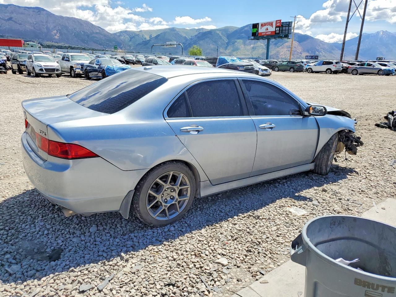 2006 Acura Tsx Gray vin: JH4CL96966C001836