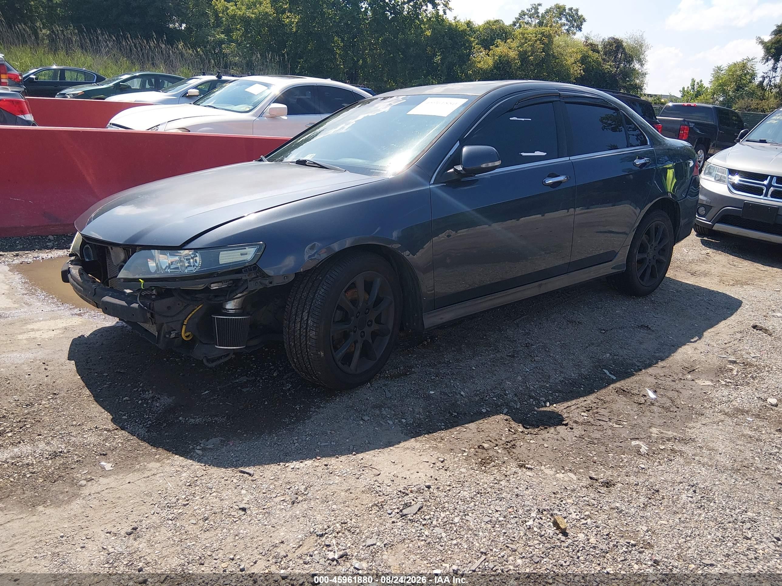 2006 Acura Tsx   Gray vin: JH4CL96966C012089