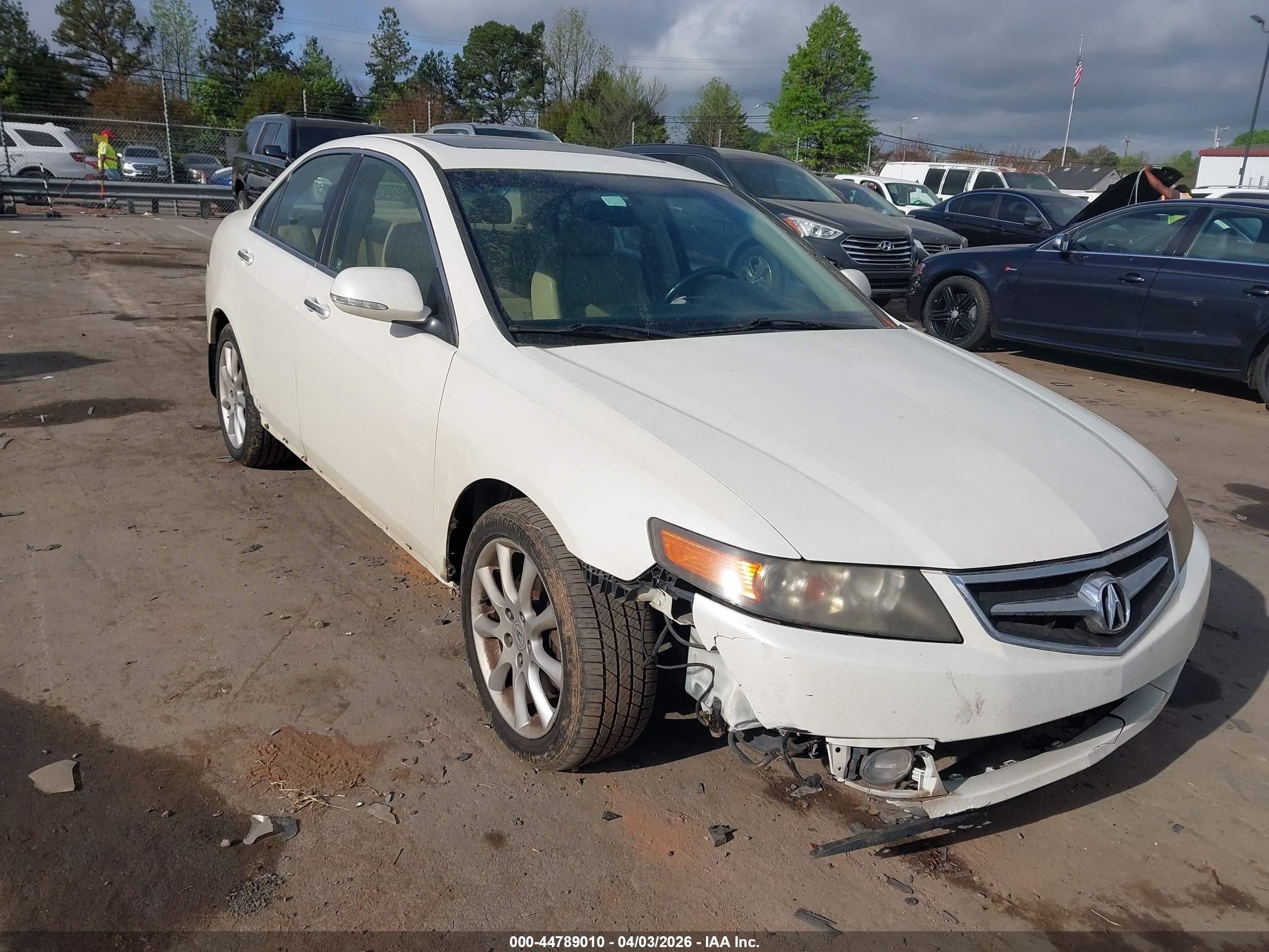 2006 Acura Tsx White vin: JH4CL96966C025568