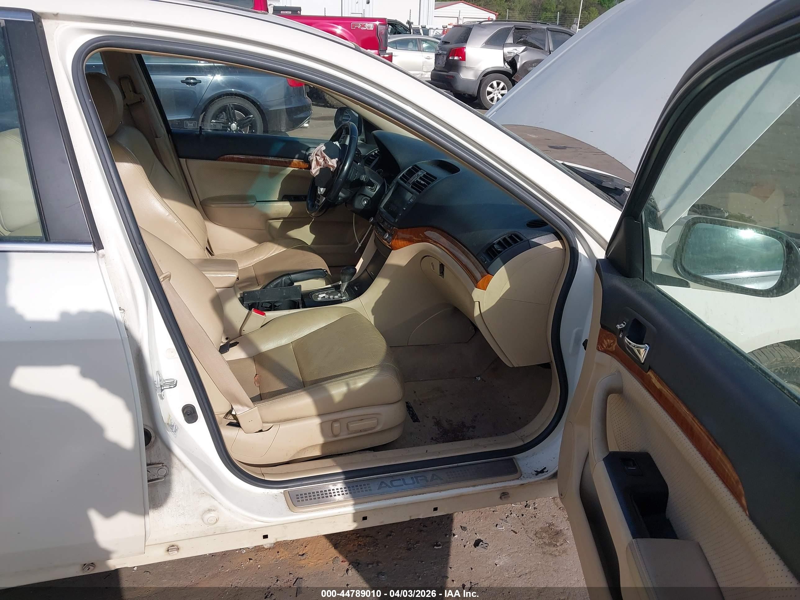 2006 Acura Tsx White vin: JH4CL96966C025568