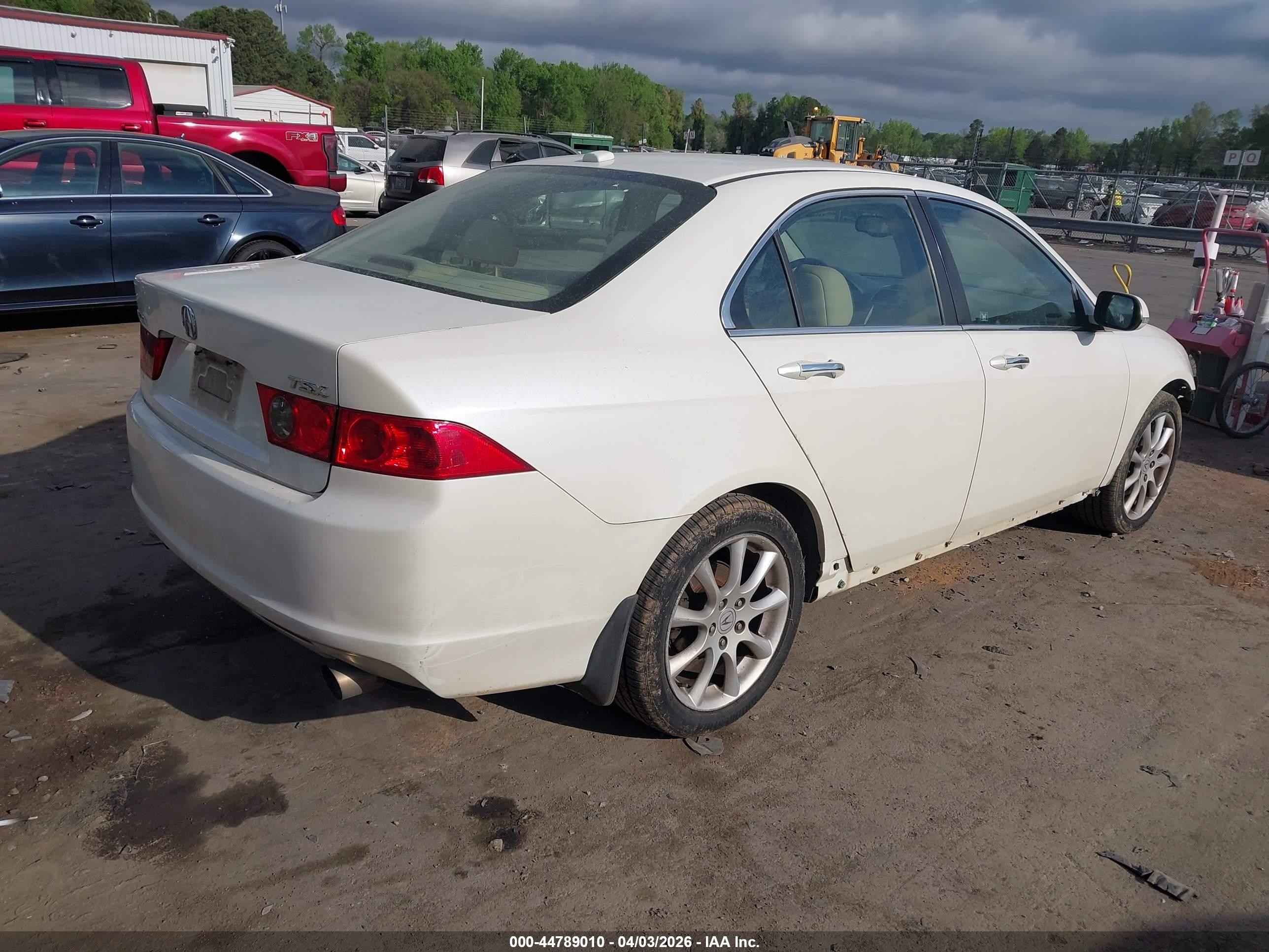 2006 Acura Tsx White vin: JH4CL96966C025568