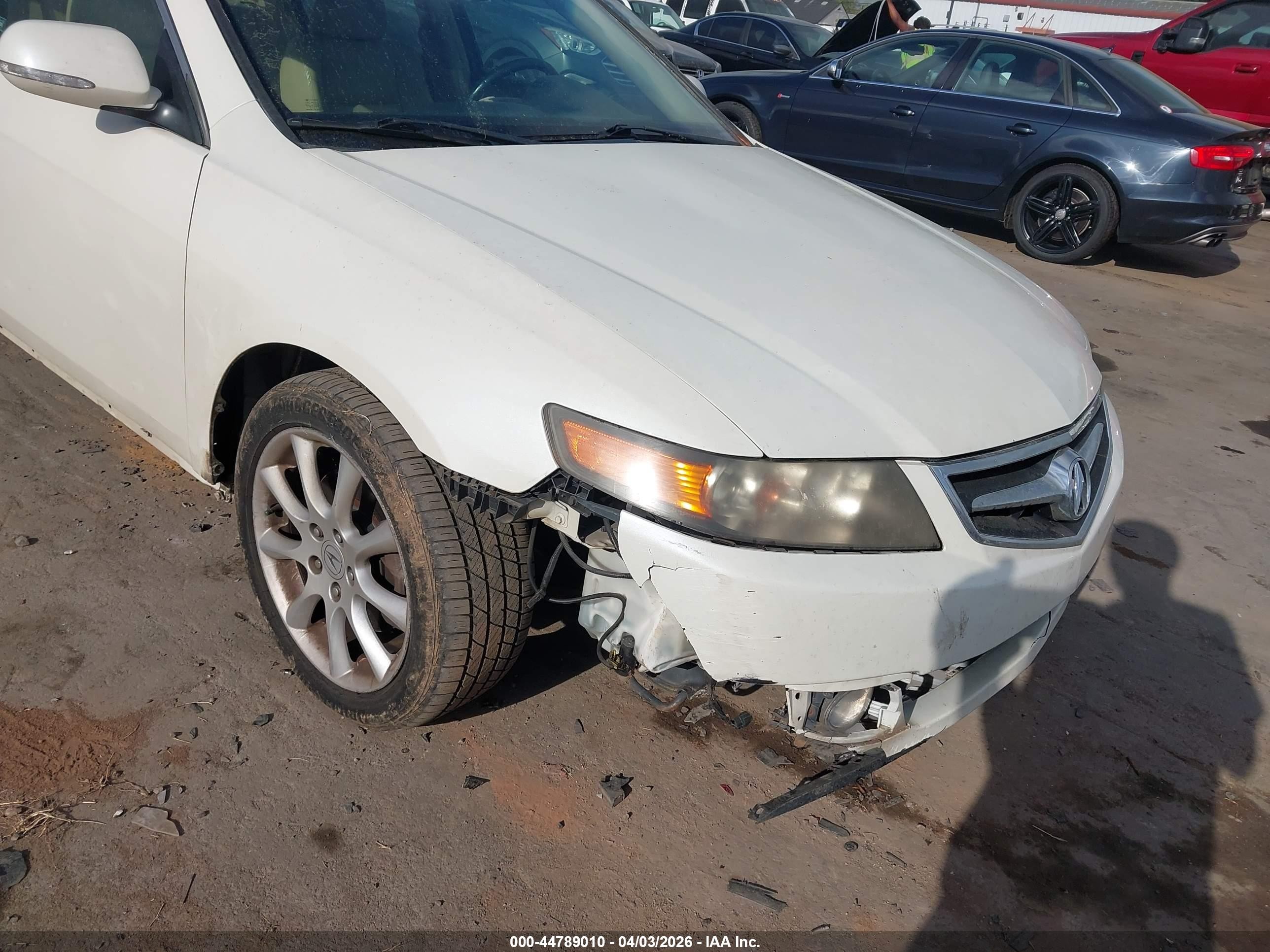 2006 Acura Tsx White vin: JH4CL96966C025568