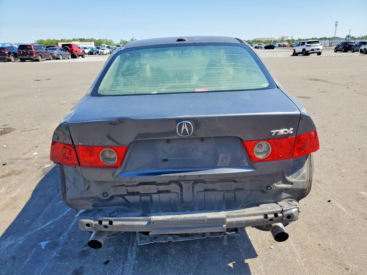 2006 Acura Tsx Gray vin: JH4CL96966C032990