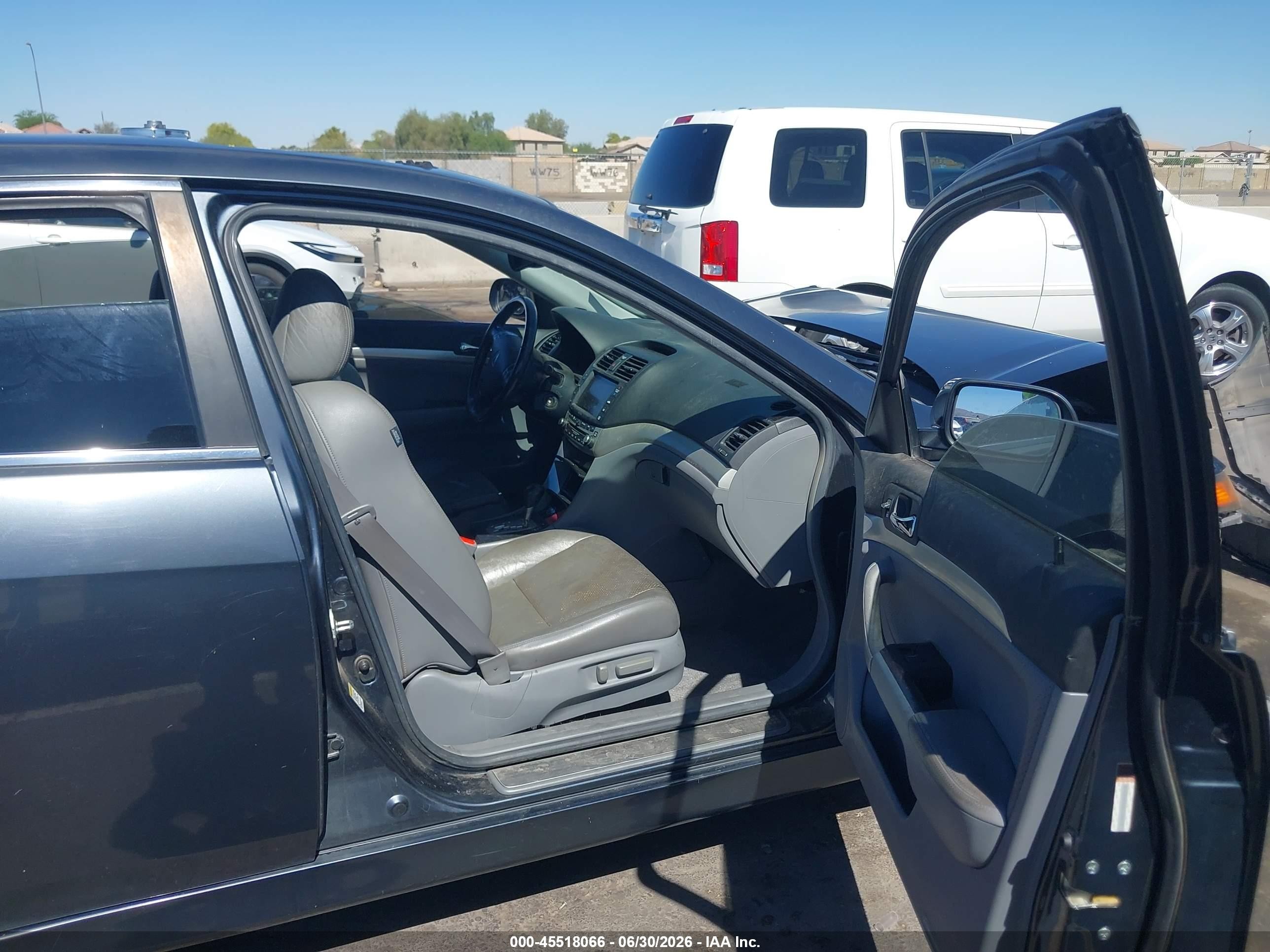 2006 Acura Tsx   Gray vin: JH4CL96966C038675